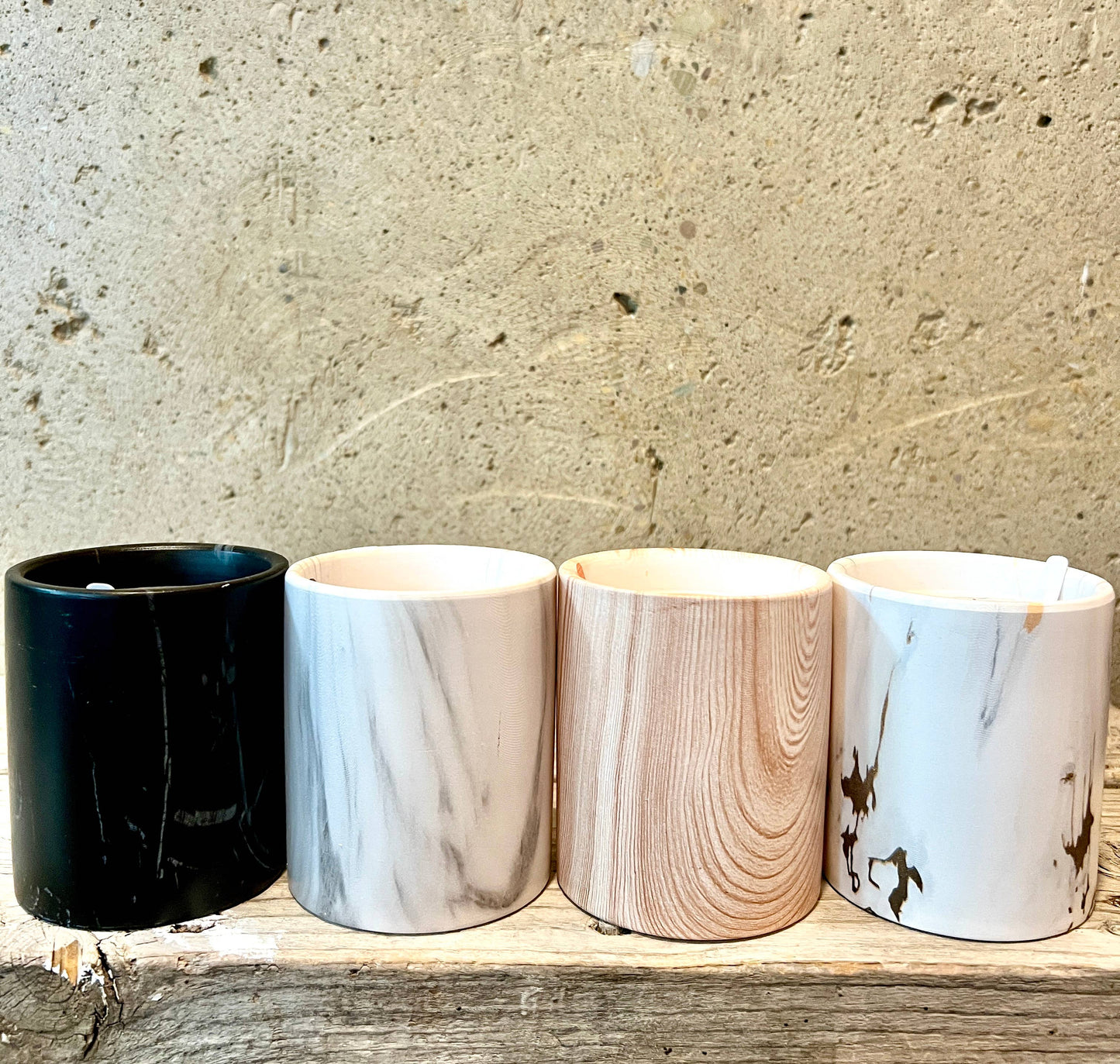 Biophilia: Black Marble /Ceramic Forest Floor Scented Candle | The Sacred Wild Candle Co