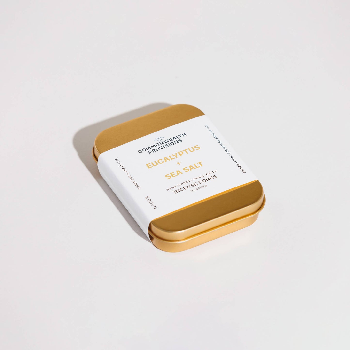 Commonwealth Provisions | Incense Cones - Eucalyptus + Sea Salt