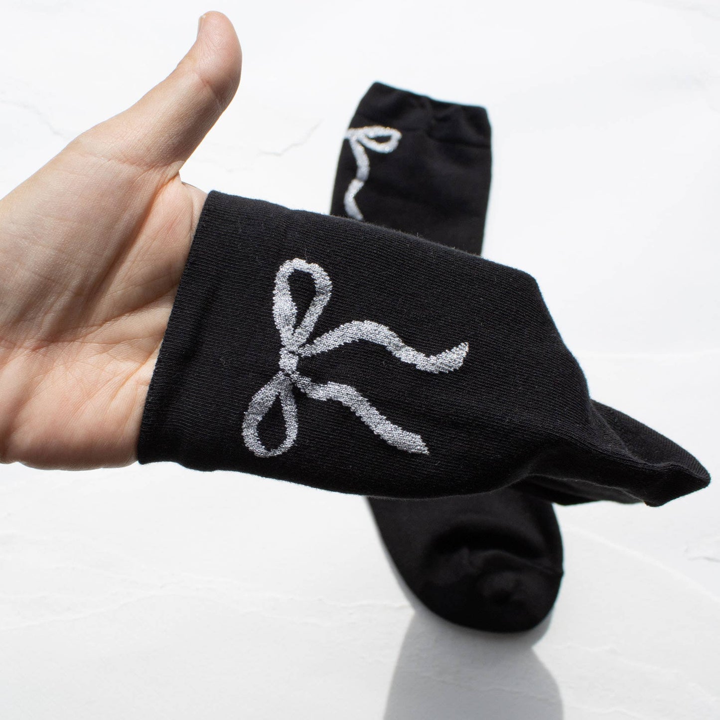 Tiepology | Women's Holiday Ribbon Bow Casual Socks