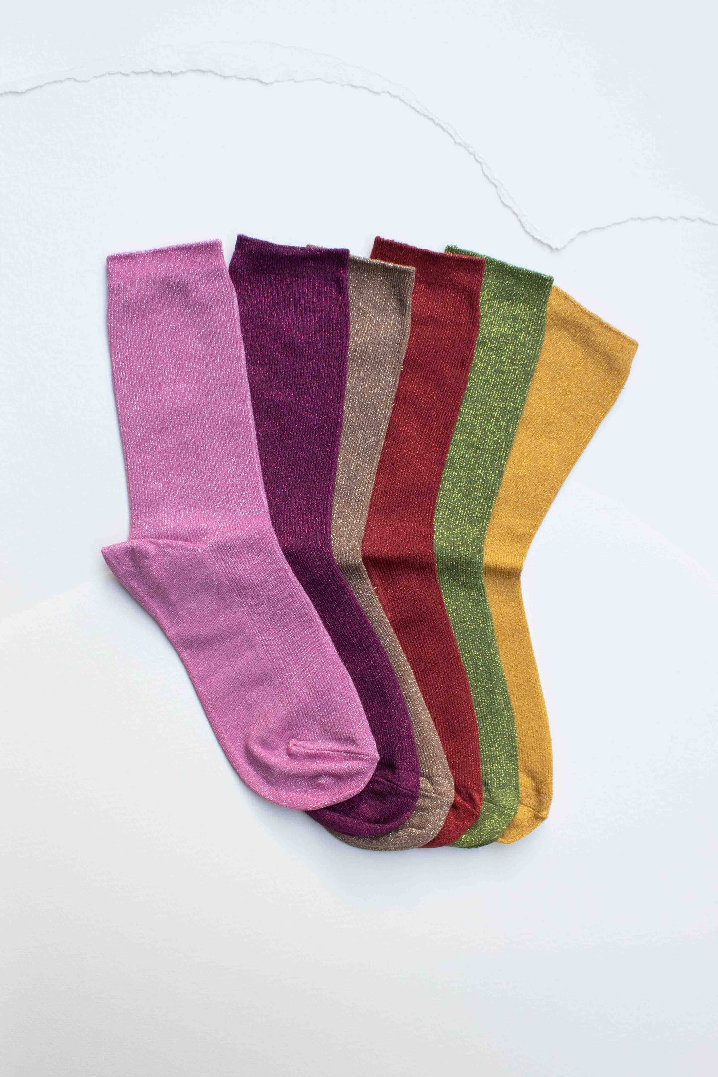 Modal Blend Glitter Socks | Tiepology