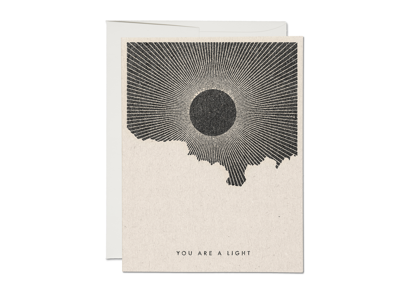 You Are a Light friendship greeting card | Red Cap Cards