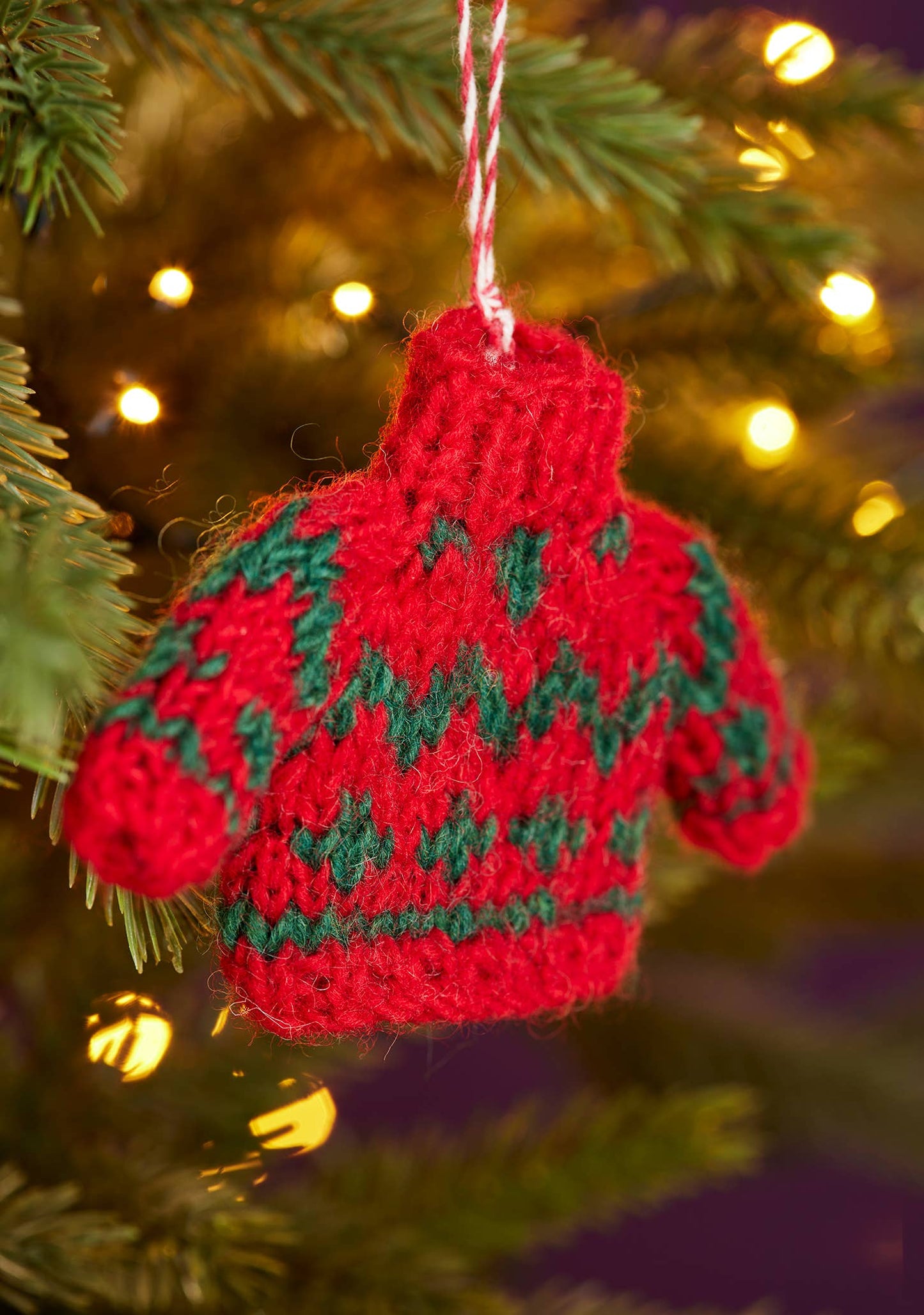 Fair Isle Wool Jumper Decoration | Namaste
