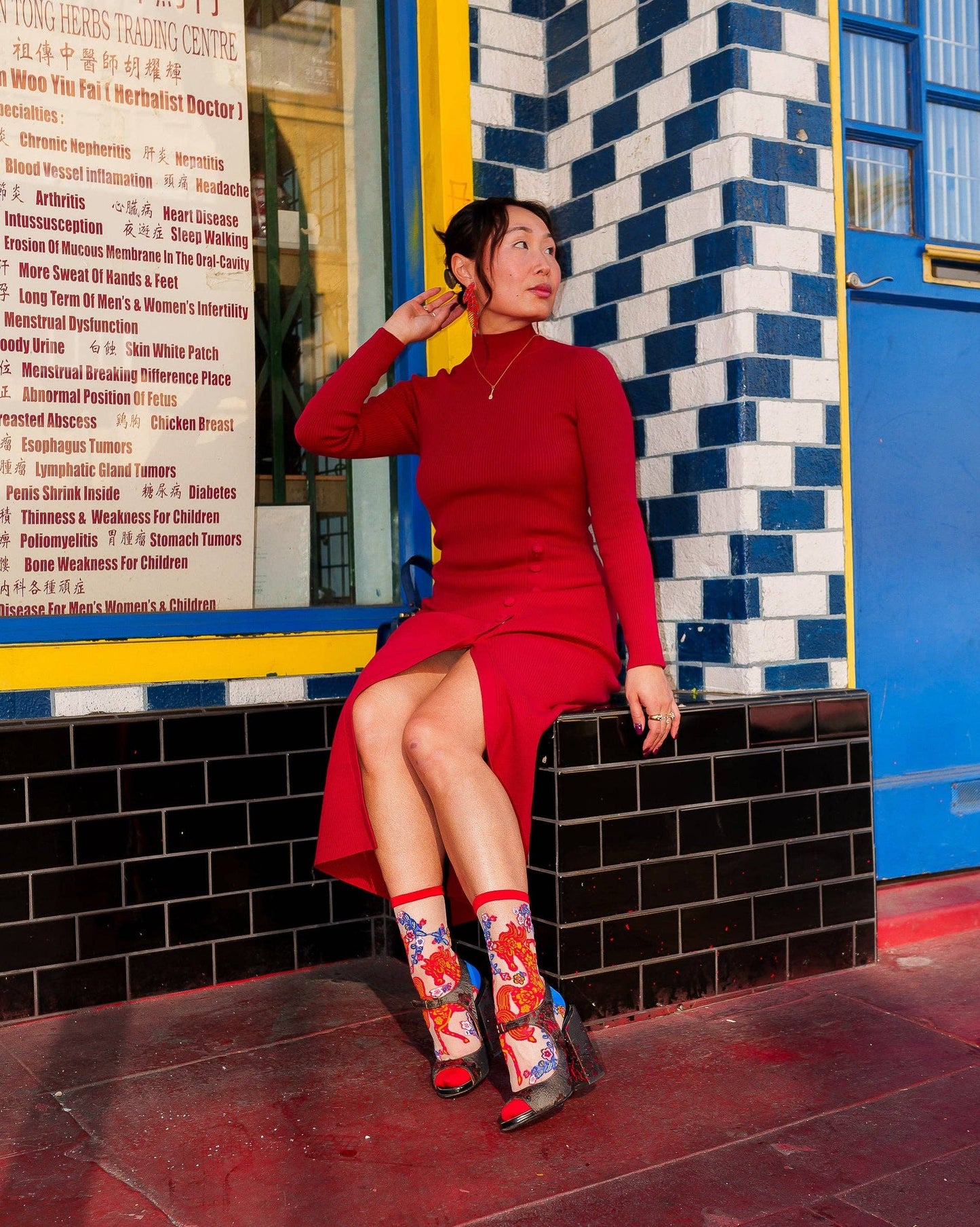 Year of the Horse Sheer Crew Sock | Sock Candy