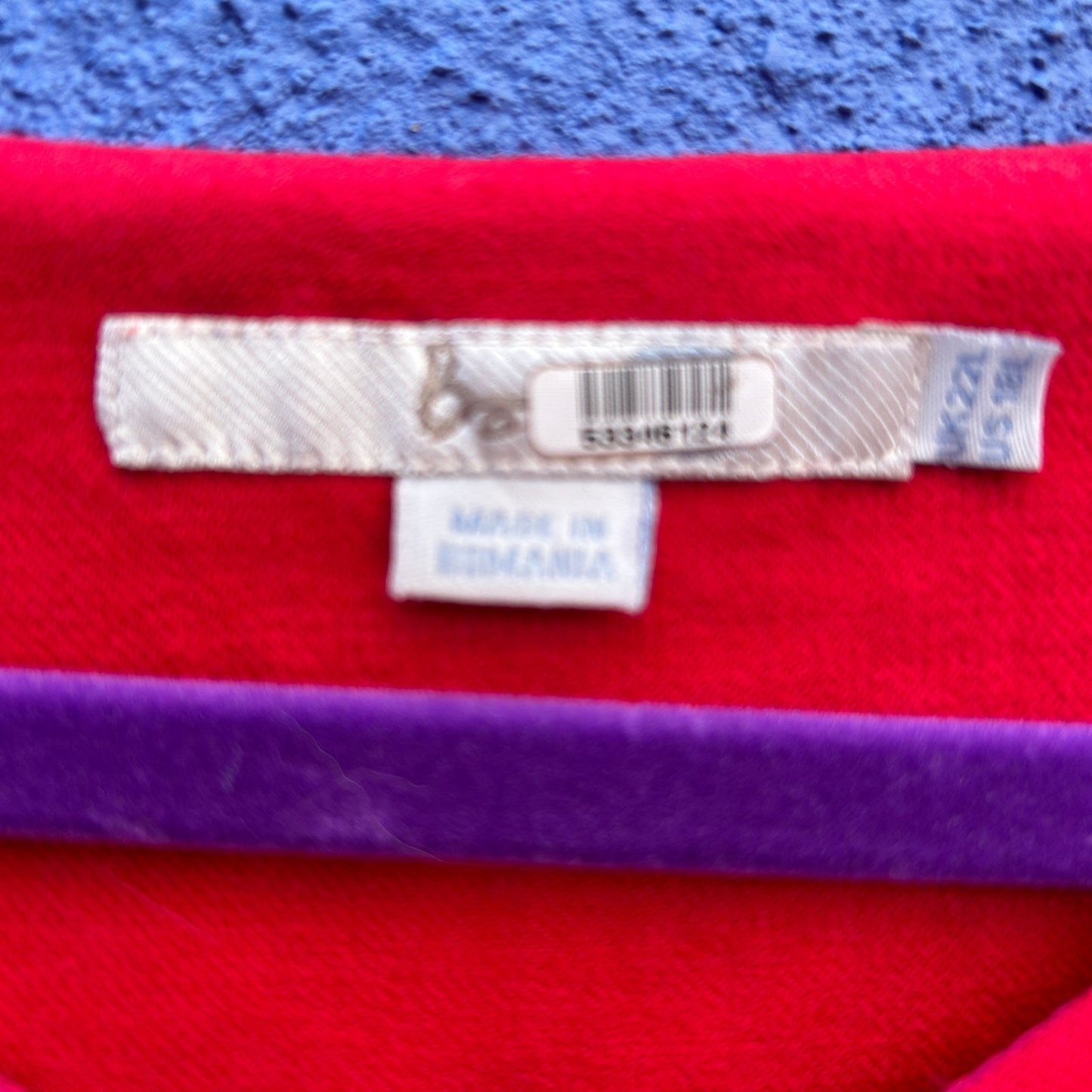 boden red wool blend shift dress