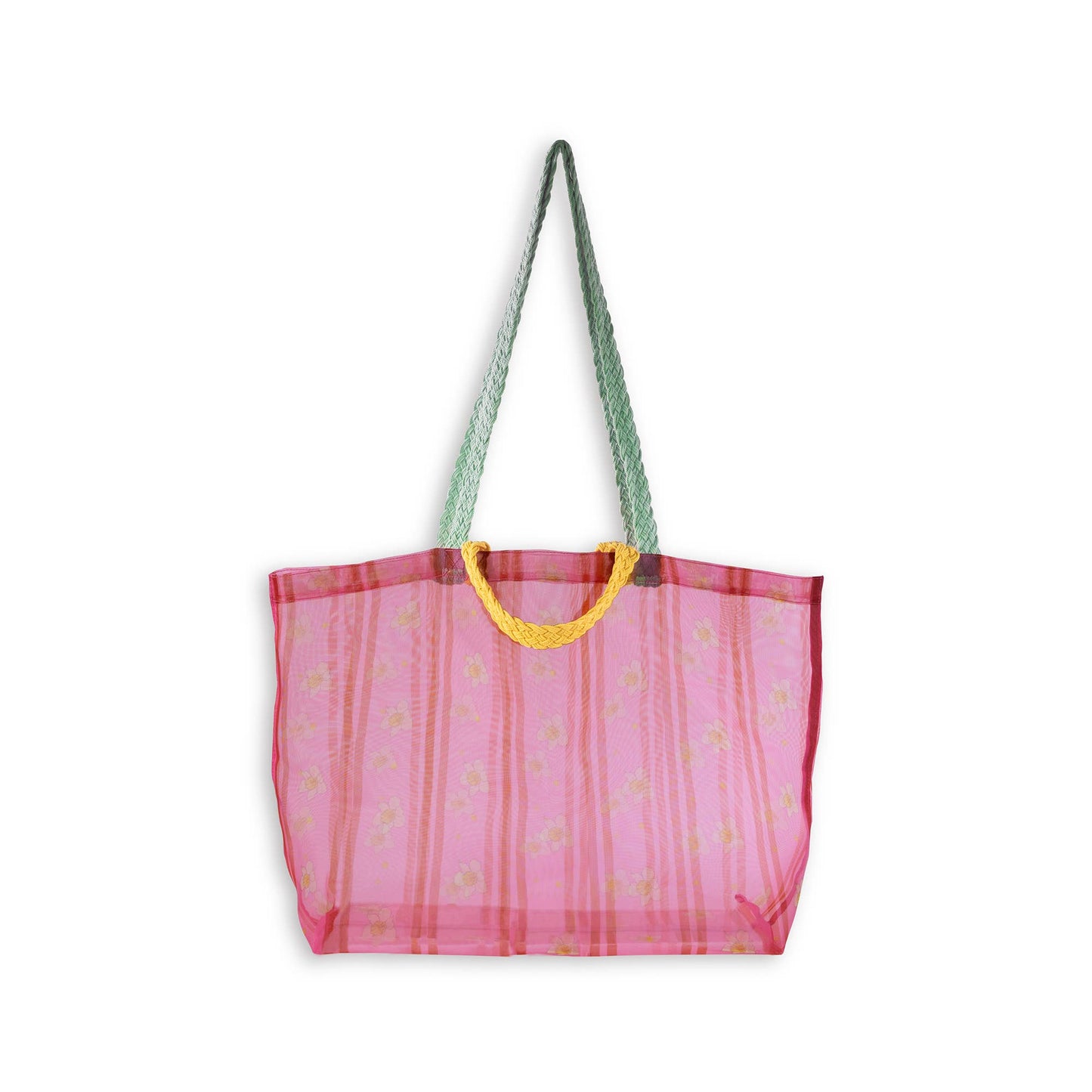 Mesh Market Bag, Floral Stripe | Ban.do