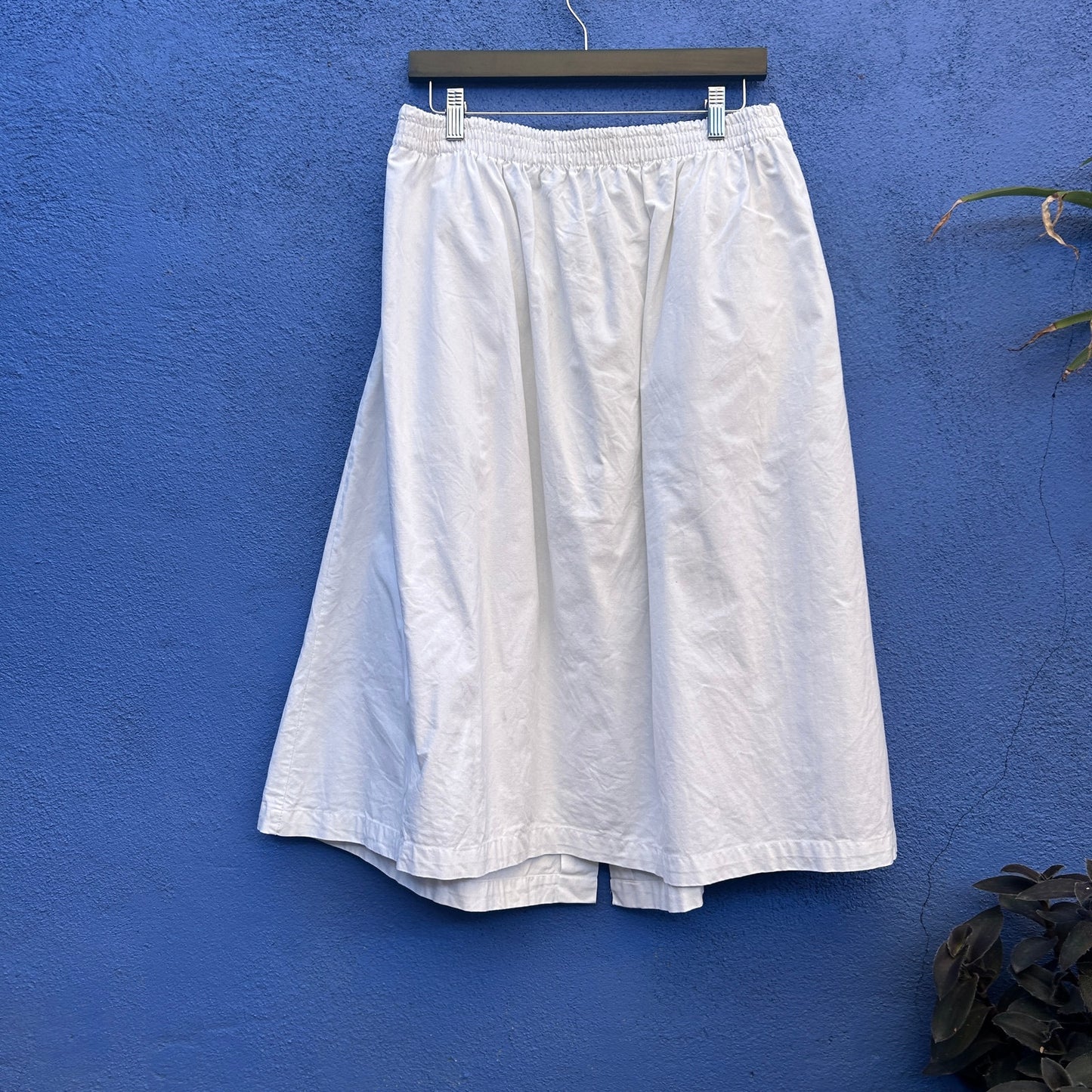 80s headliners white cotton skirt