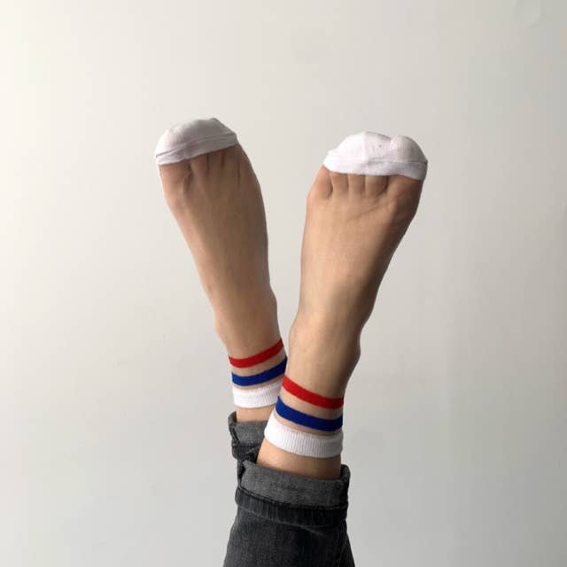 sockette | Mimi women's blue white red socks