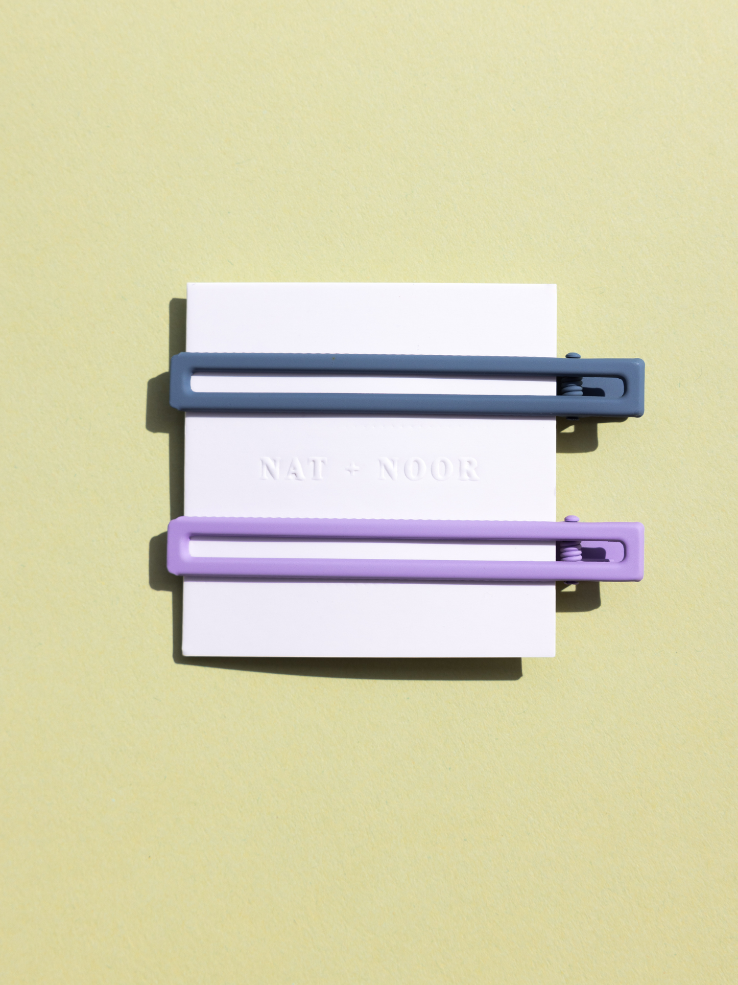 Leia | Lilac + Blue | Alligator Hair Clip | NAT + NOOR