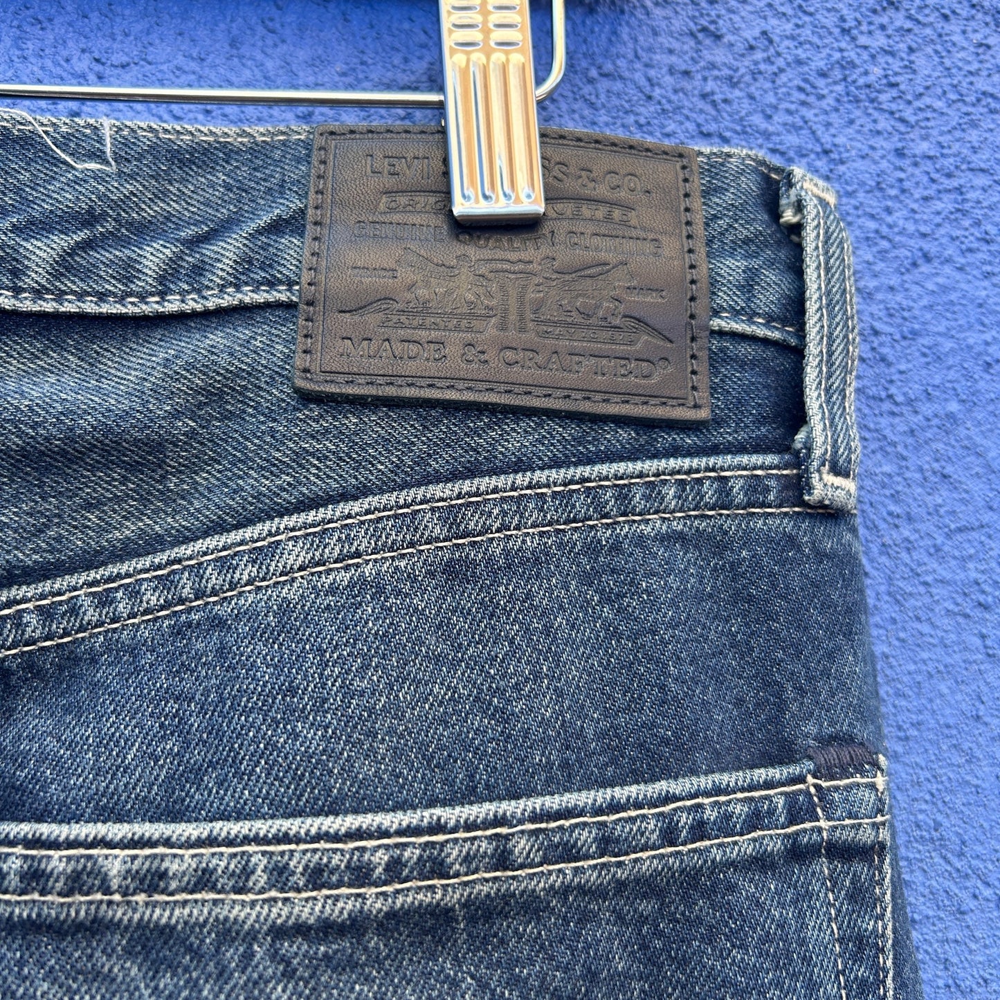 Levi’s black label column pant hemmed