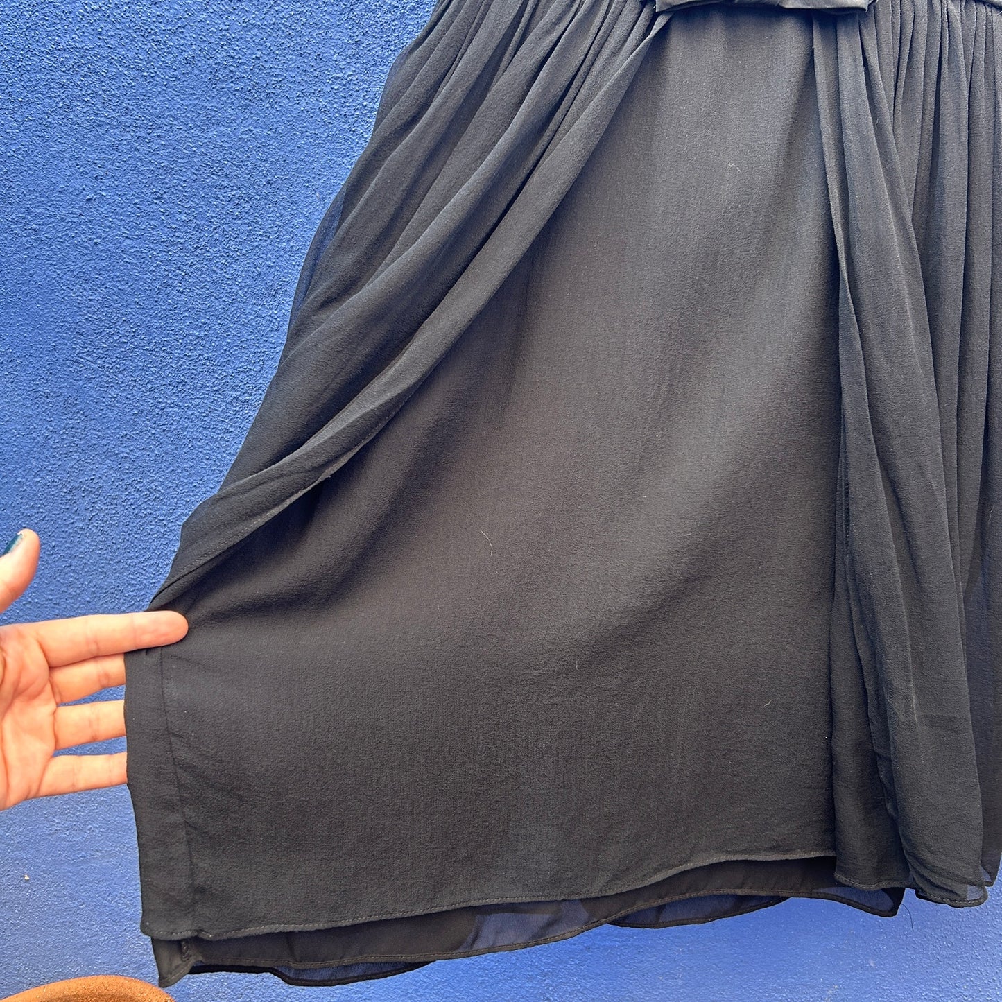 an original milly of new york vintage black cocktail dress