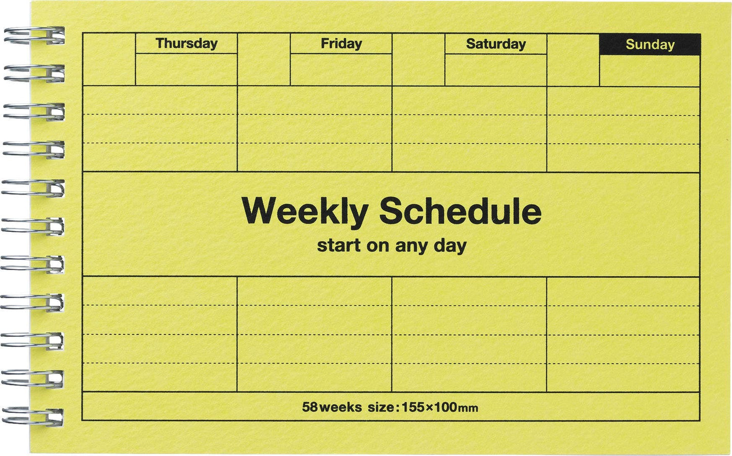 Mark's INC | Dayfree Weekly Schedule