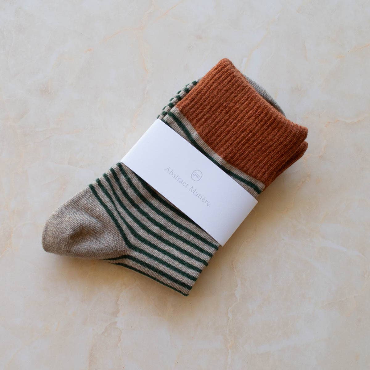 2 Tone Stripe Casual Socks | Tiepology