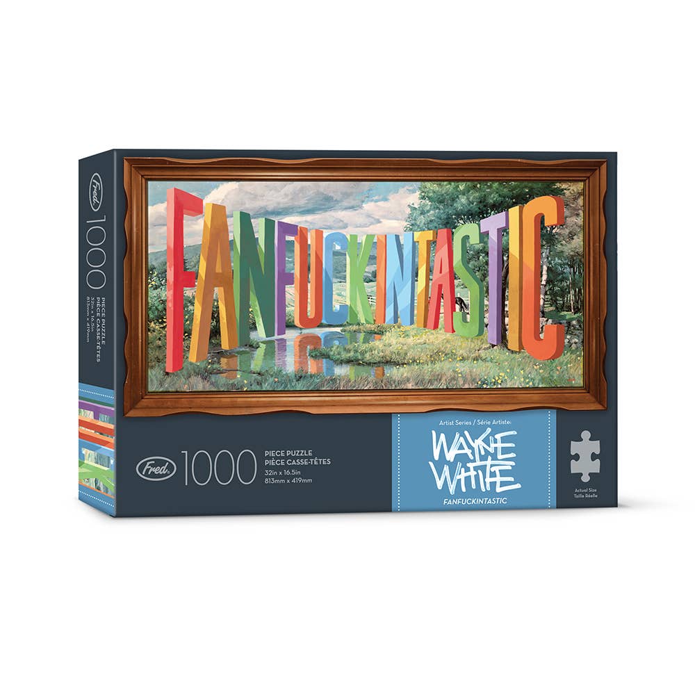 Fanfuckintastic Puzzle 1000 pc - Wayne White | Fred & Friends