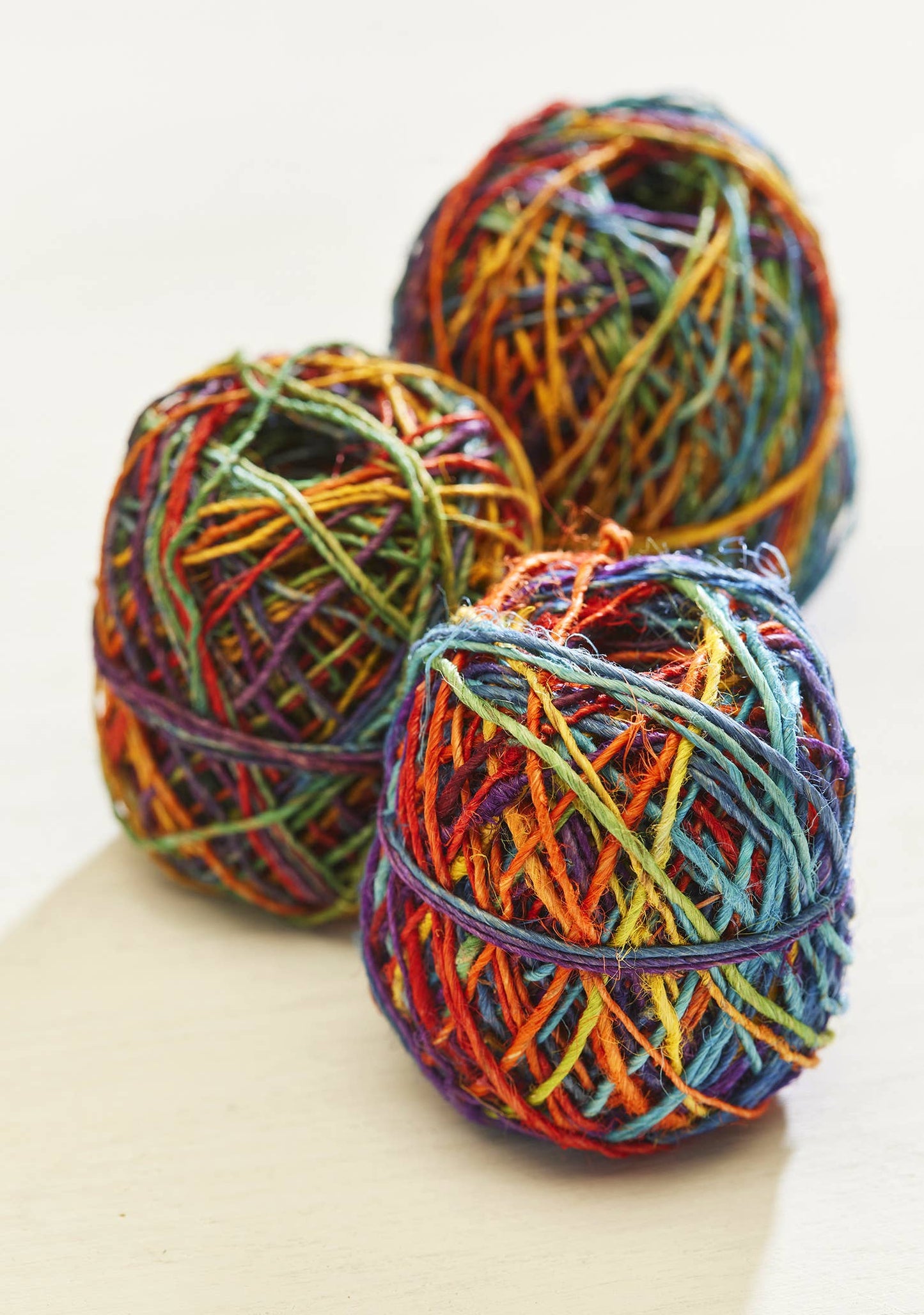 Rainbow Hemp Twine Yarn 20g | Namaste