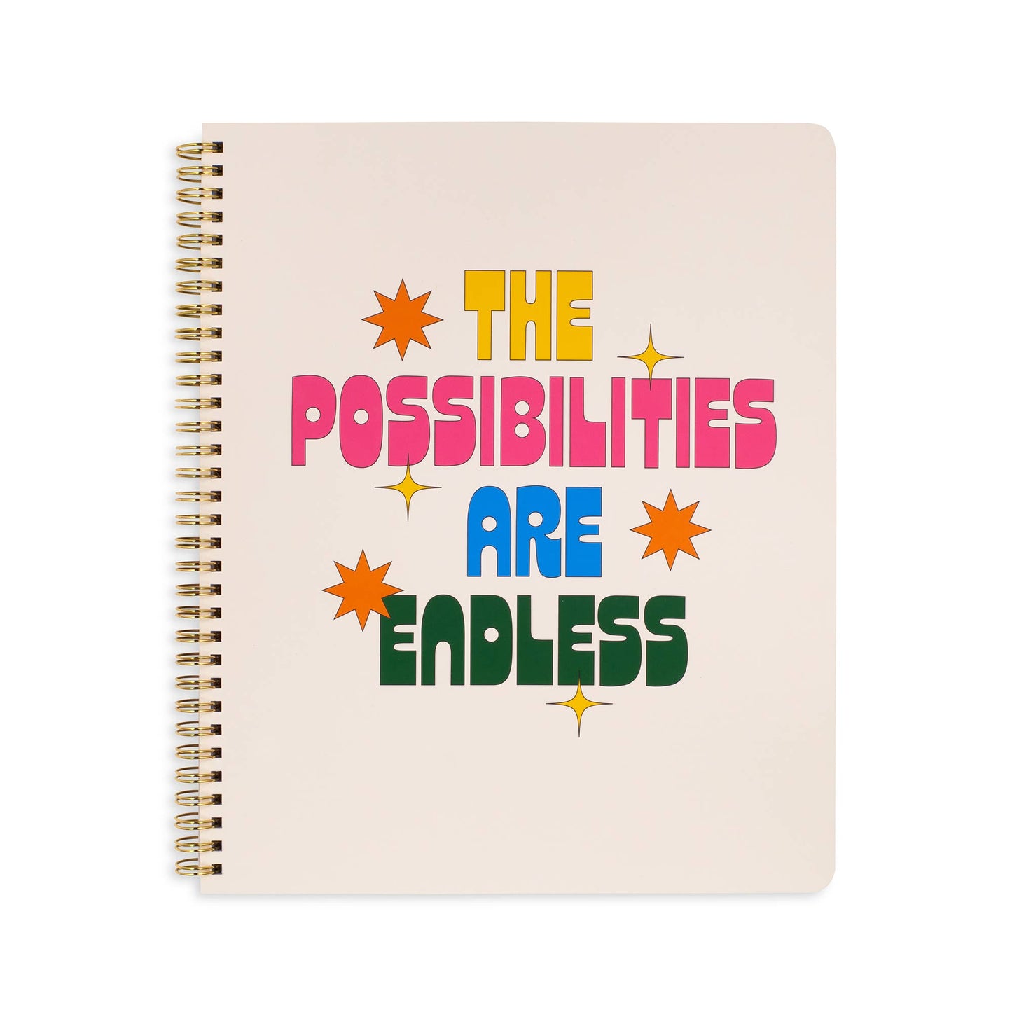 Rough Draft Large Notebook , The Possibilities Are Endless | Ban.do