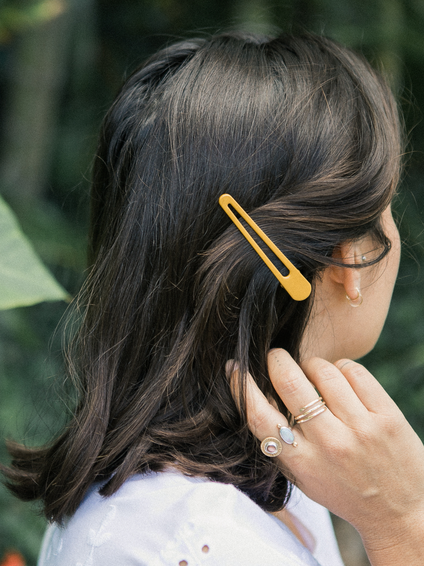 Triangle | Alligator Hair Clip | Metal Hair Pin | Assorted | NAT + NOOR