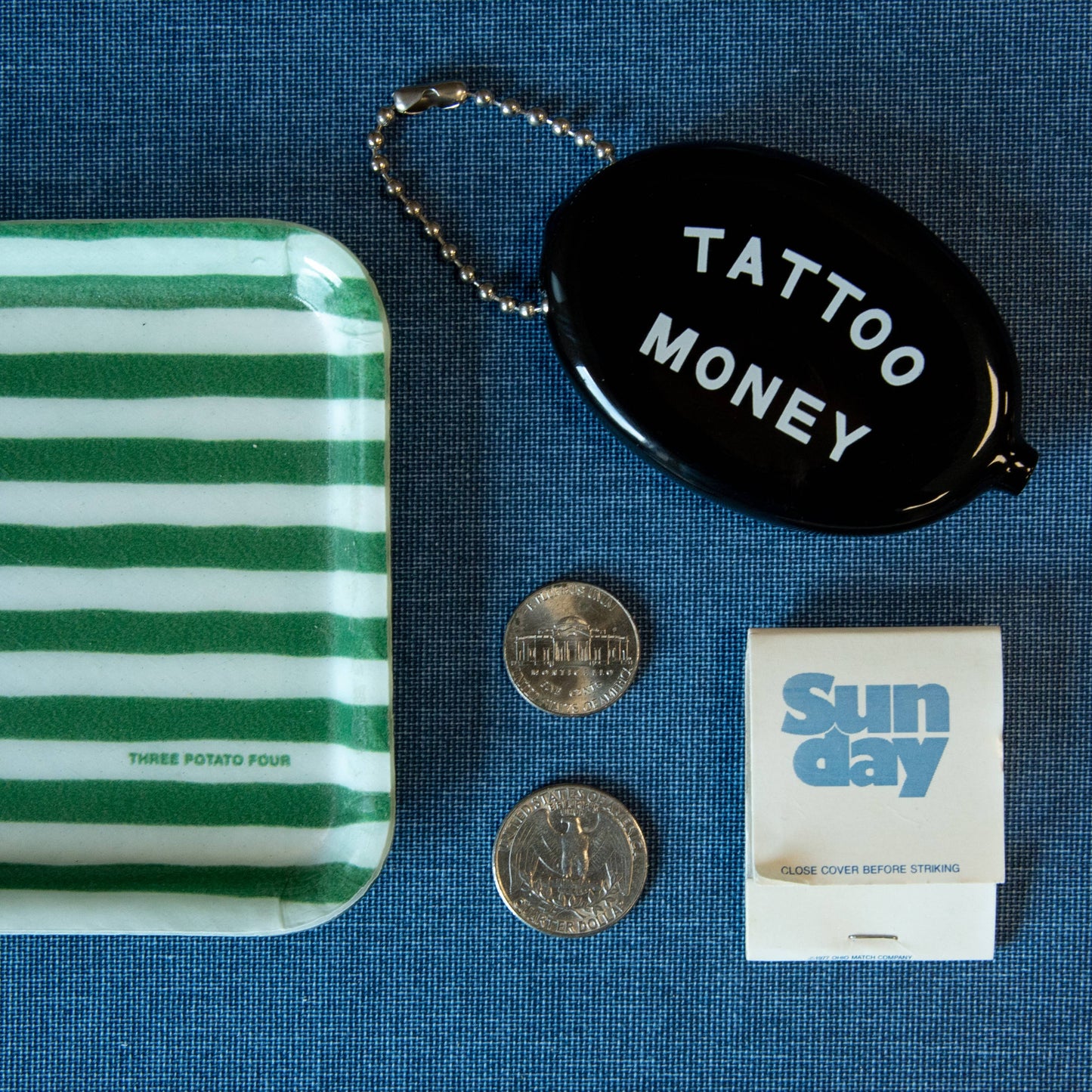 Tattoo Money Coin Pouch | Three Potato Four