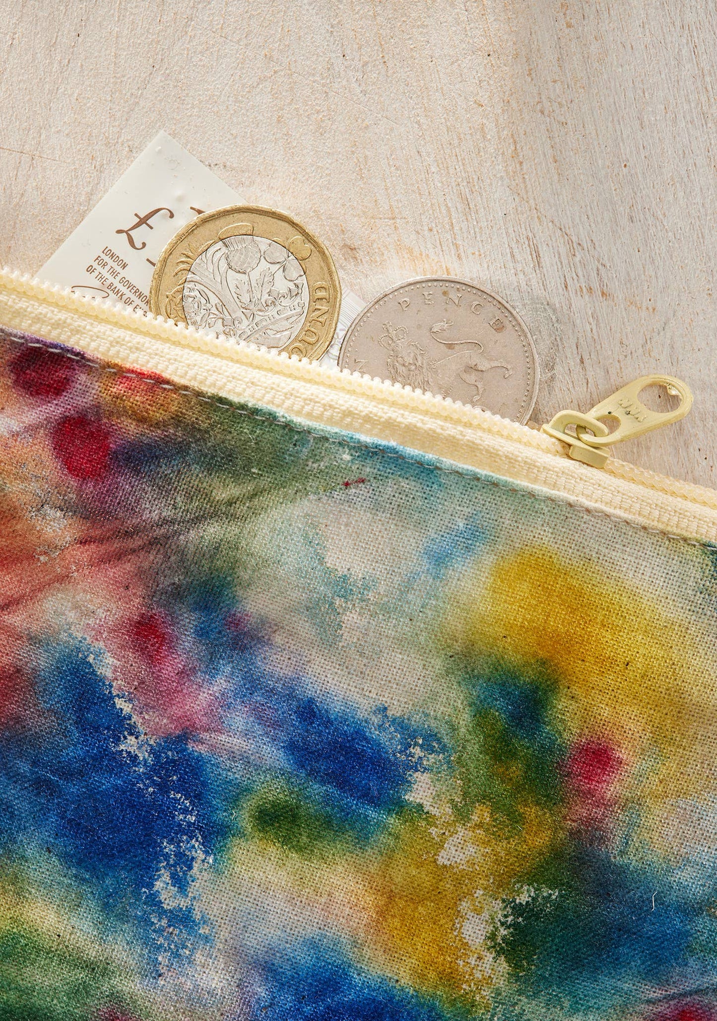 Tie Dye Cotton Pouch | Namaste
