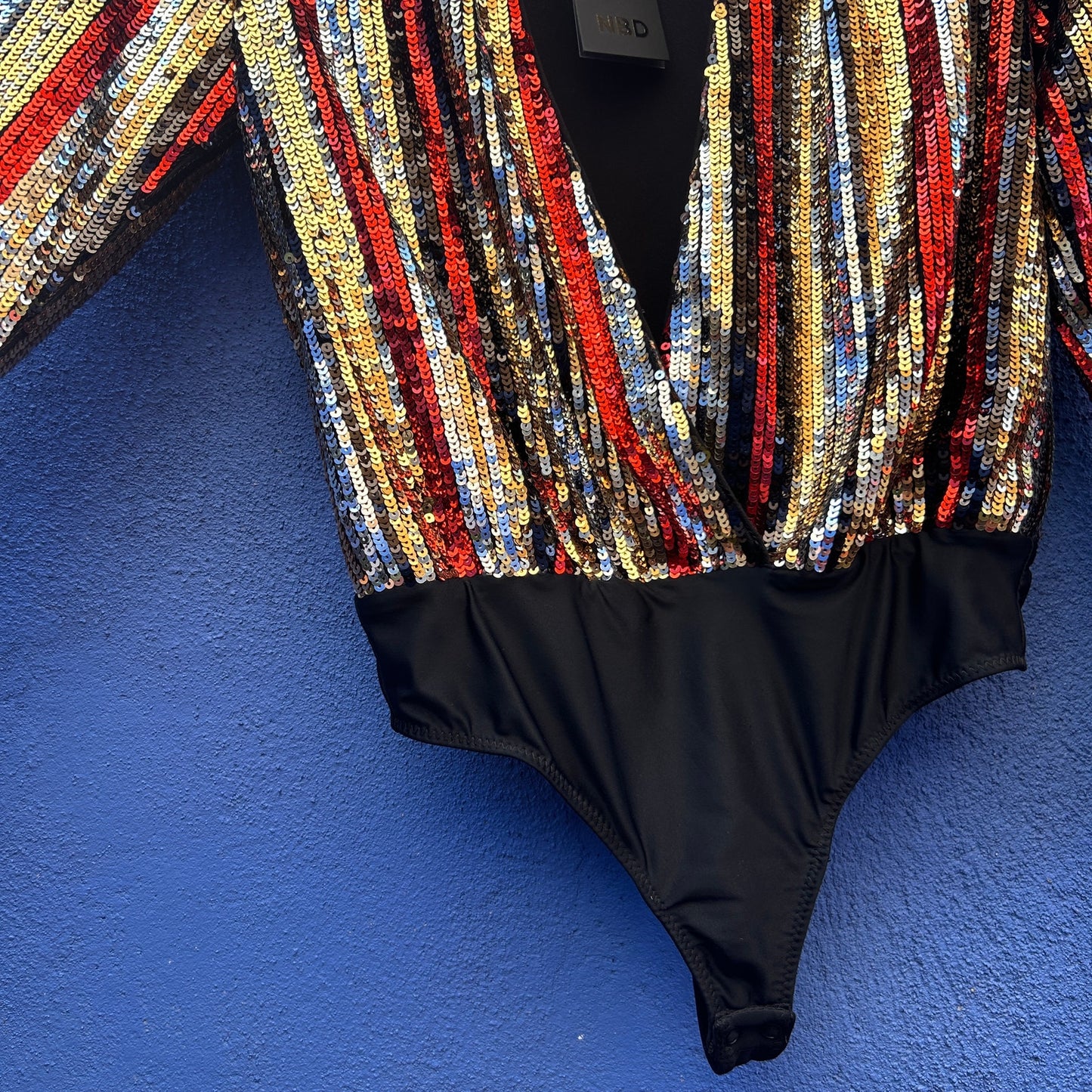 NBD sloane sequin body suit - NWT