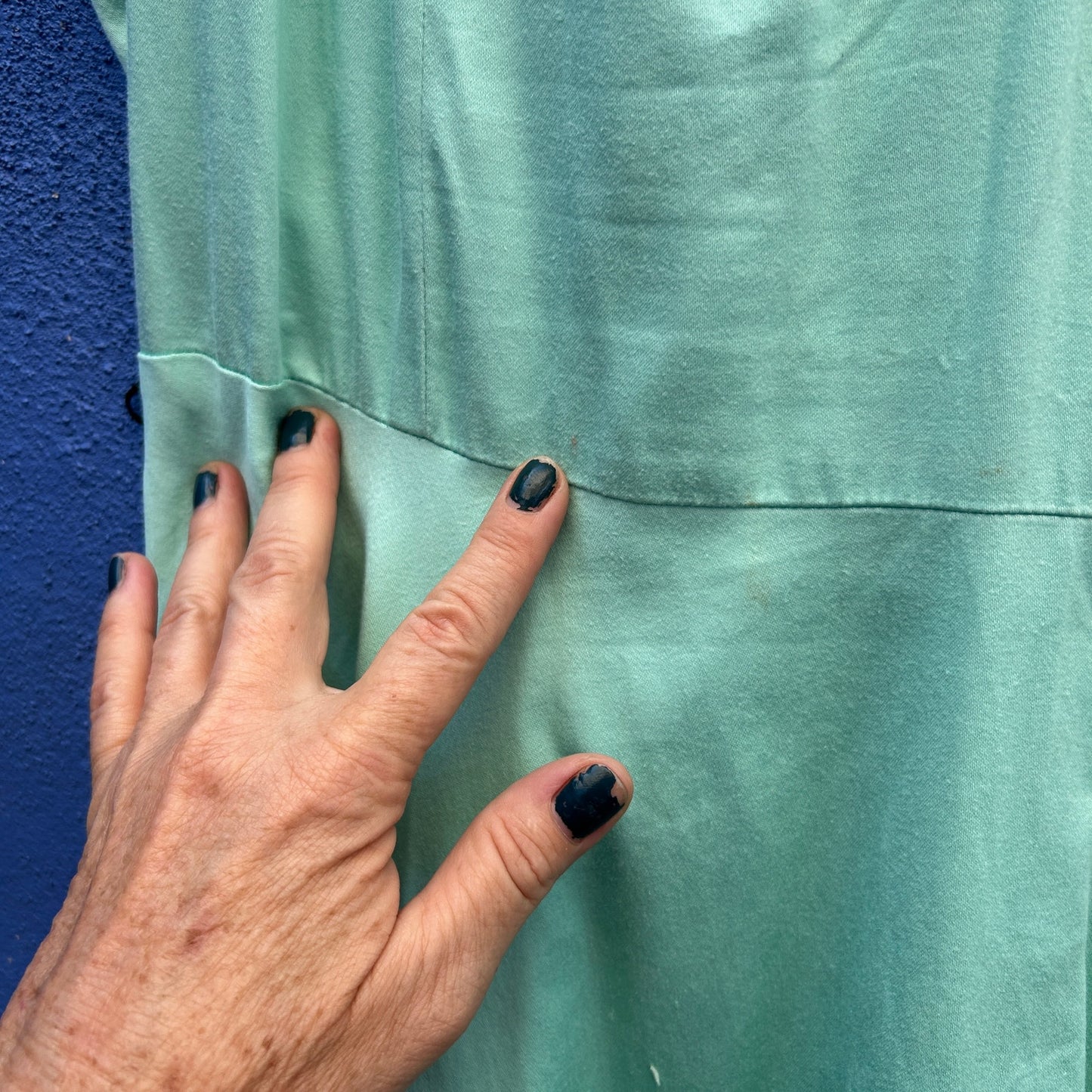 pinup couture seafoam green midi dress