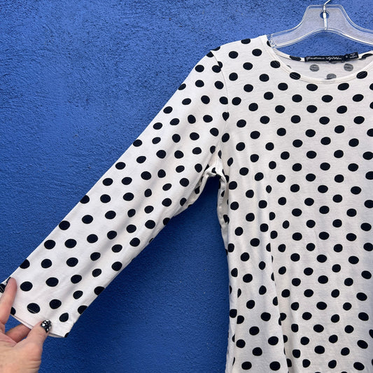 gudrun sjoden polka dot top