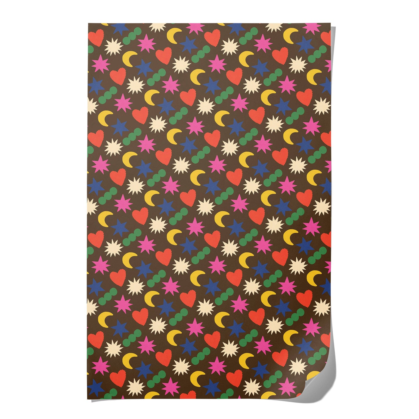 Red Cap Cards | Rainbow Charms wrapping paper