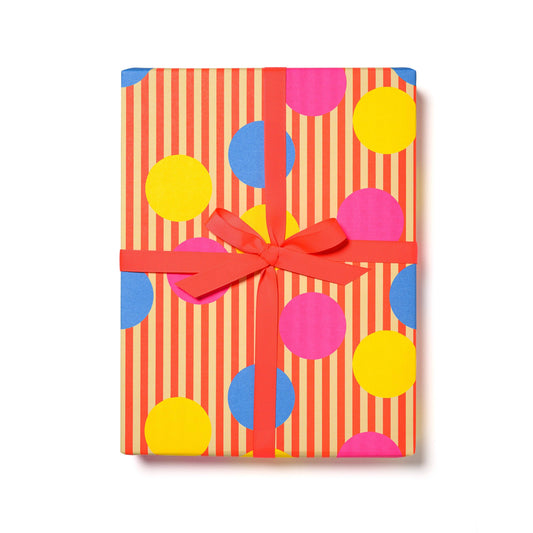 Red Cap Cards | Polka Dots wrapping paper (single sheets)