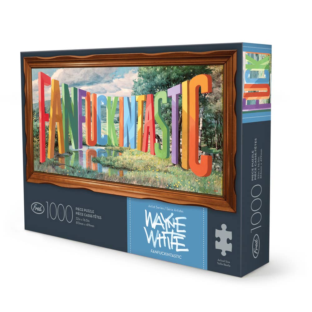Fanfuckintastic Puzzle 1000 pc - Wayne White | Fred & Friends