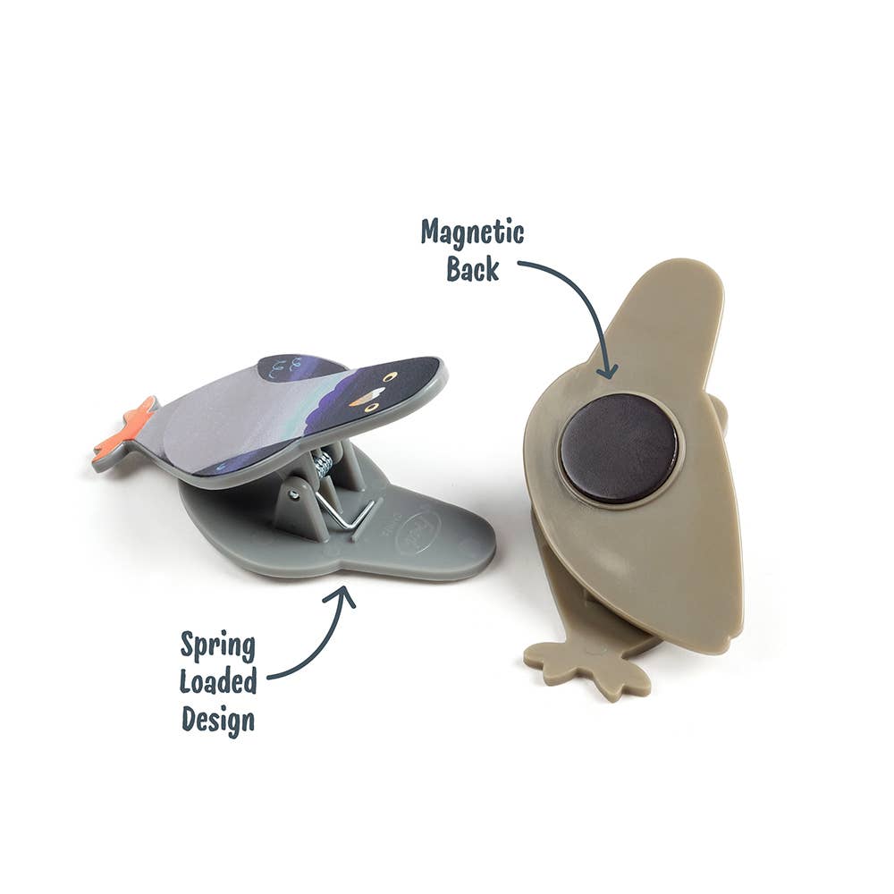 Fred & Friends Peckish Pigeon Bag Clips - Thumbnail 4