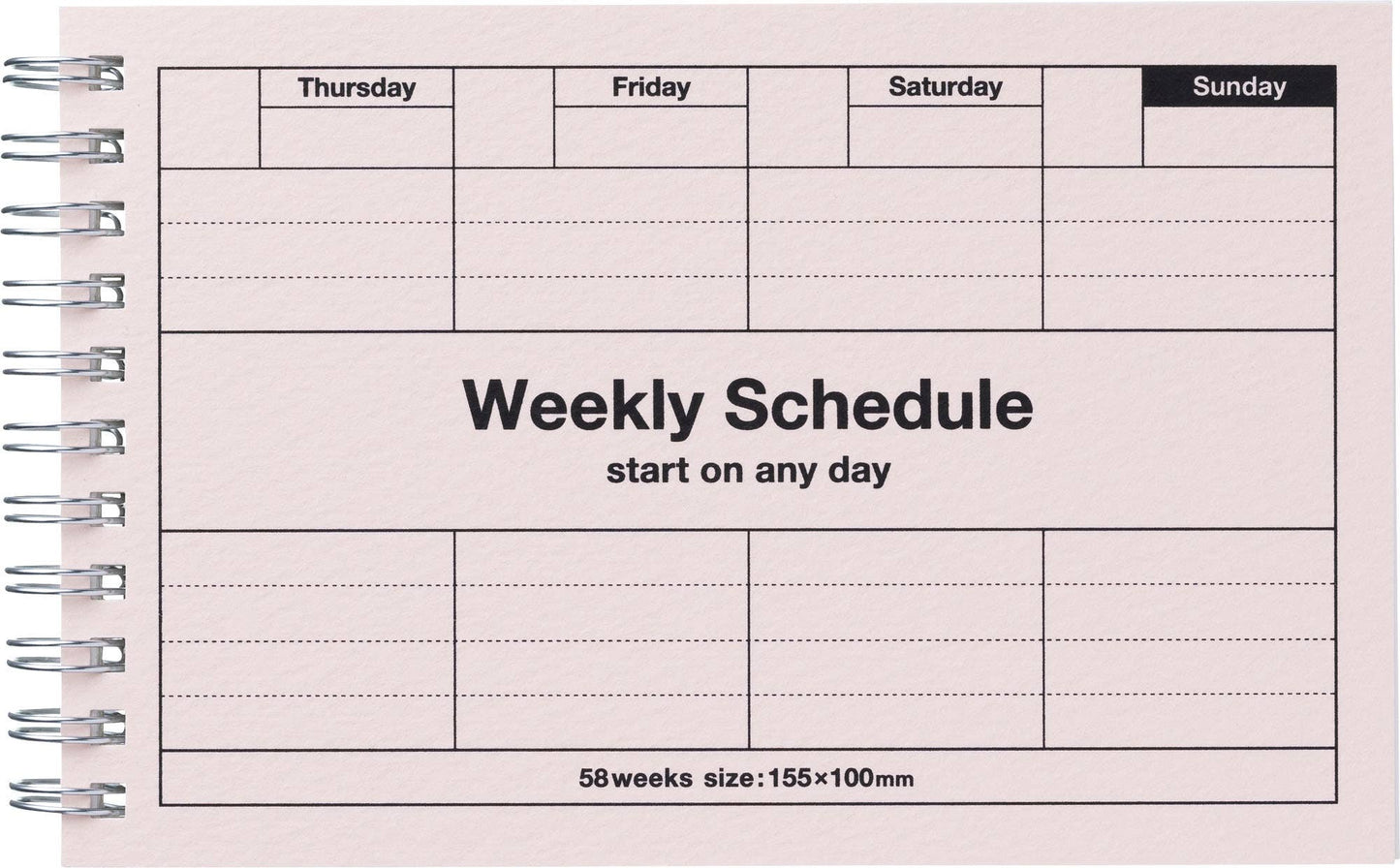 Mark's INC | Dayfree Weekly Schedule