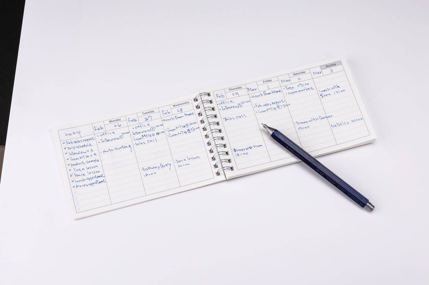 Mark's INC | Dayfree Weekly Schedule