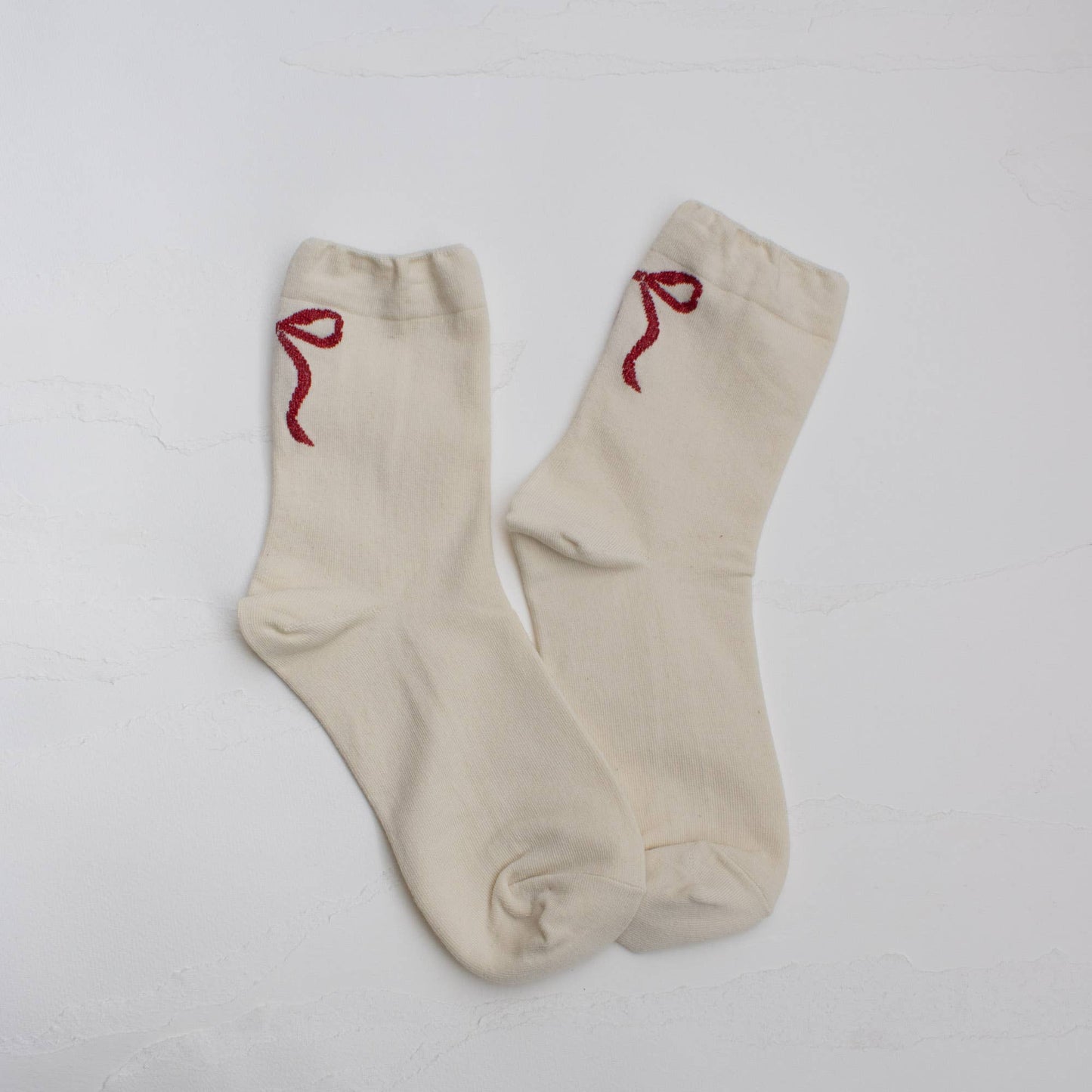 Tiepology | Women's Holiday Ribbon Bow Casual Socks