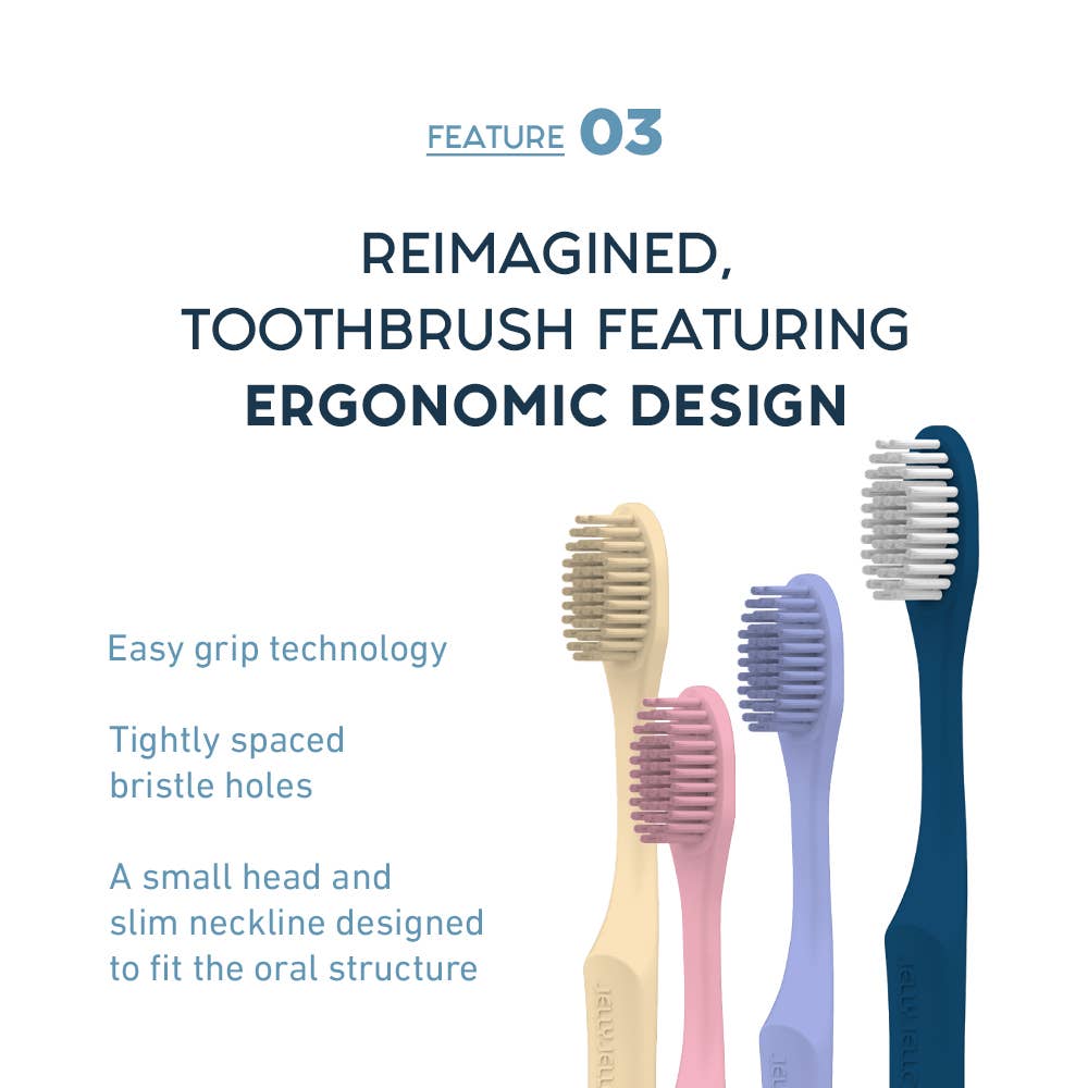 BeAll | Jelly Jello Toothbrush, Biodegradable Eco-Friendly- 18Colors