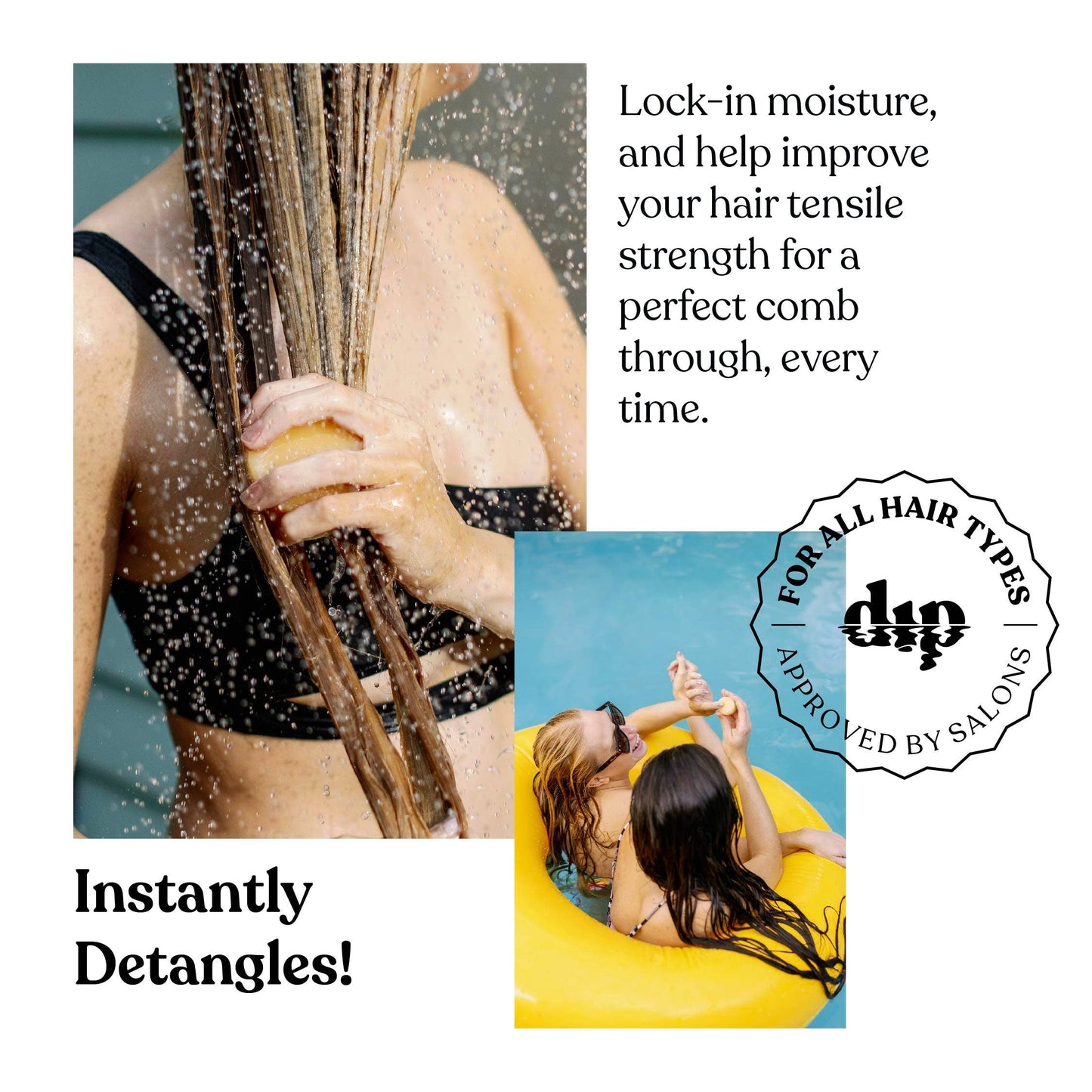 Dip Conditioner Bar & After Swim Detangler - Tobacco & Driftwood
