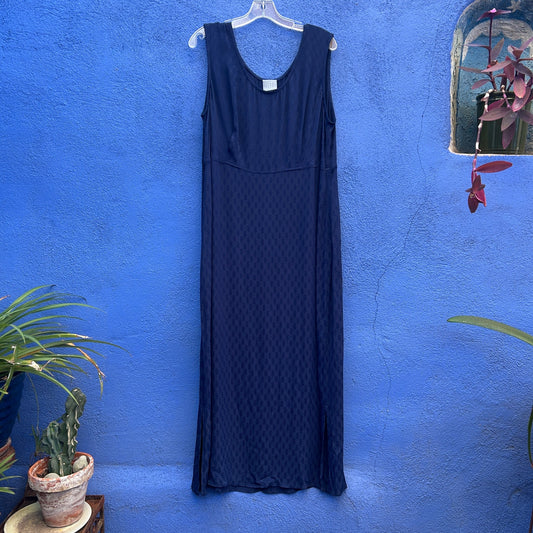 vintage 90s rabbit rabbit rabbit rayon blend sleeveless dress