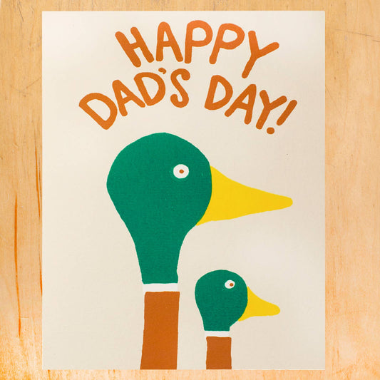 FATHER'S DAY DUCK GREETING CARD