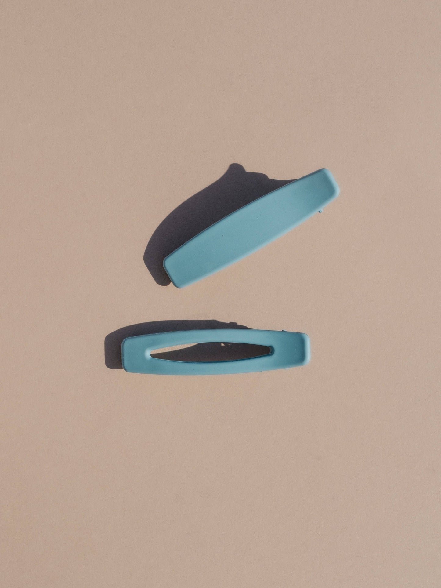 Lani | Alligator Hair Clips | Dusty Blue | NAT + NOOR