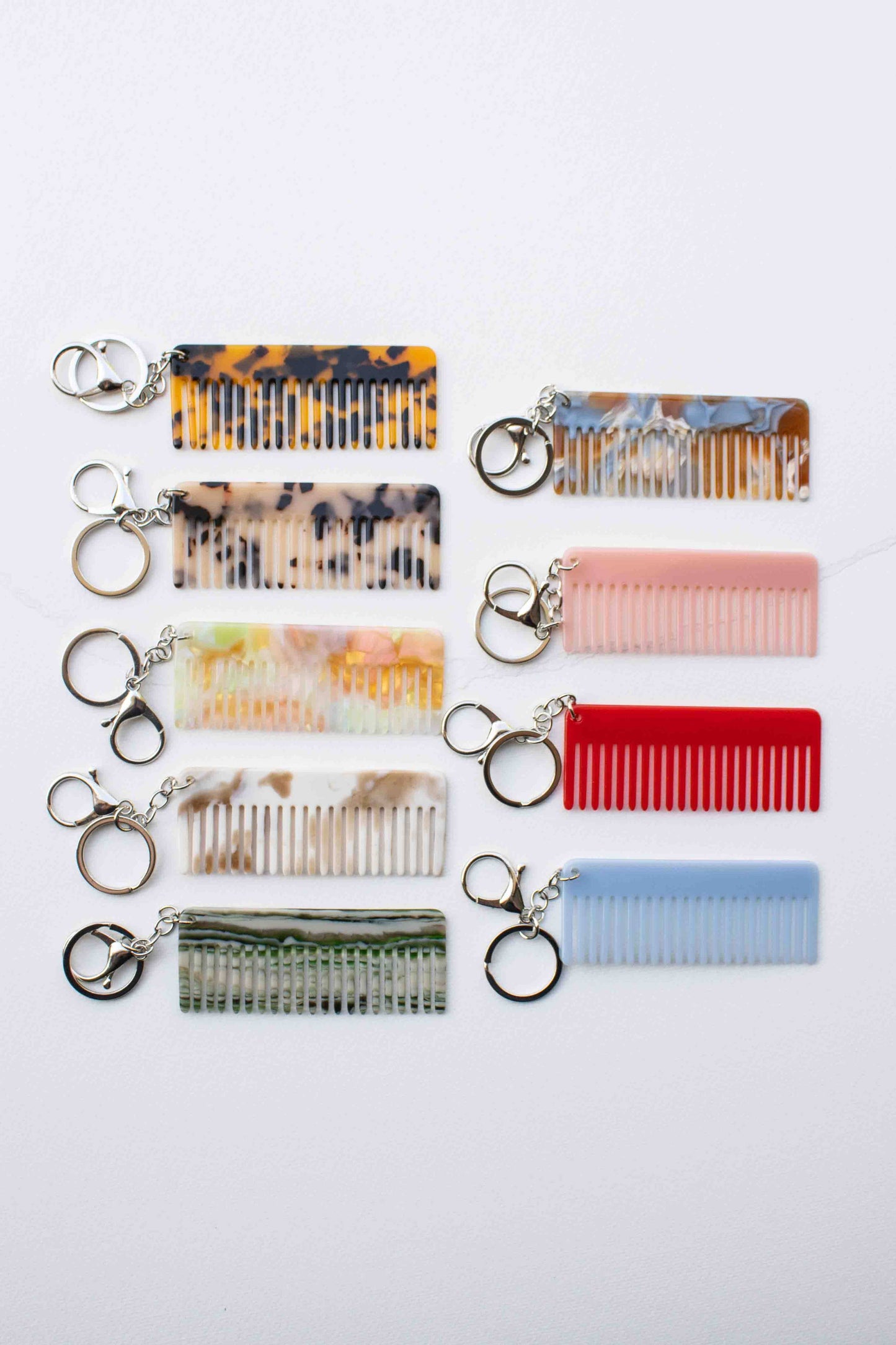 Tiepology | Eco Acetate Comb Bag Charm