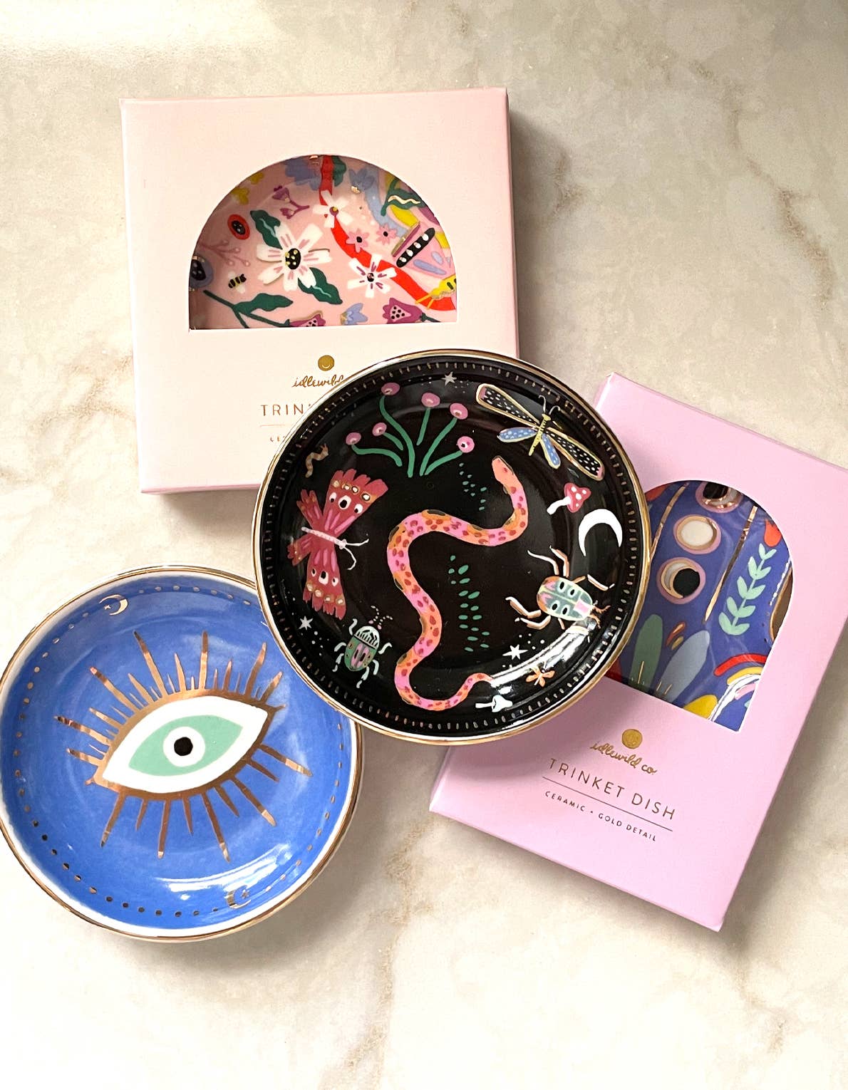 Porcelain Trinket Dish | Midnight Garden | Idlewild Co.
