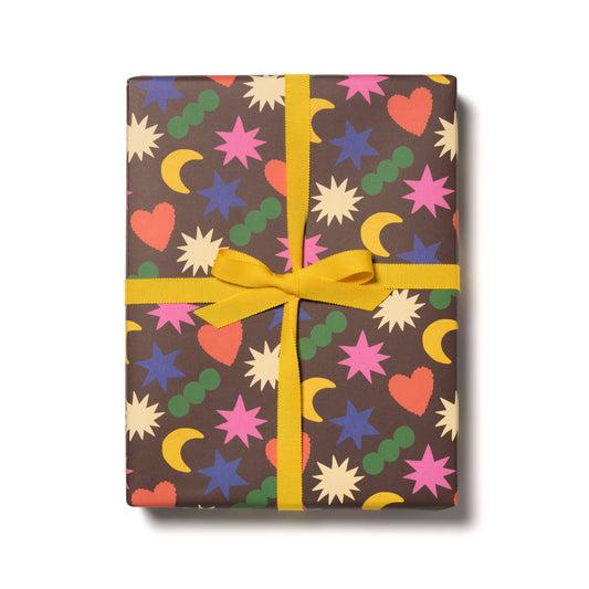 Red Cap Cards | Rainbow Charms wrapping paper