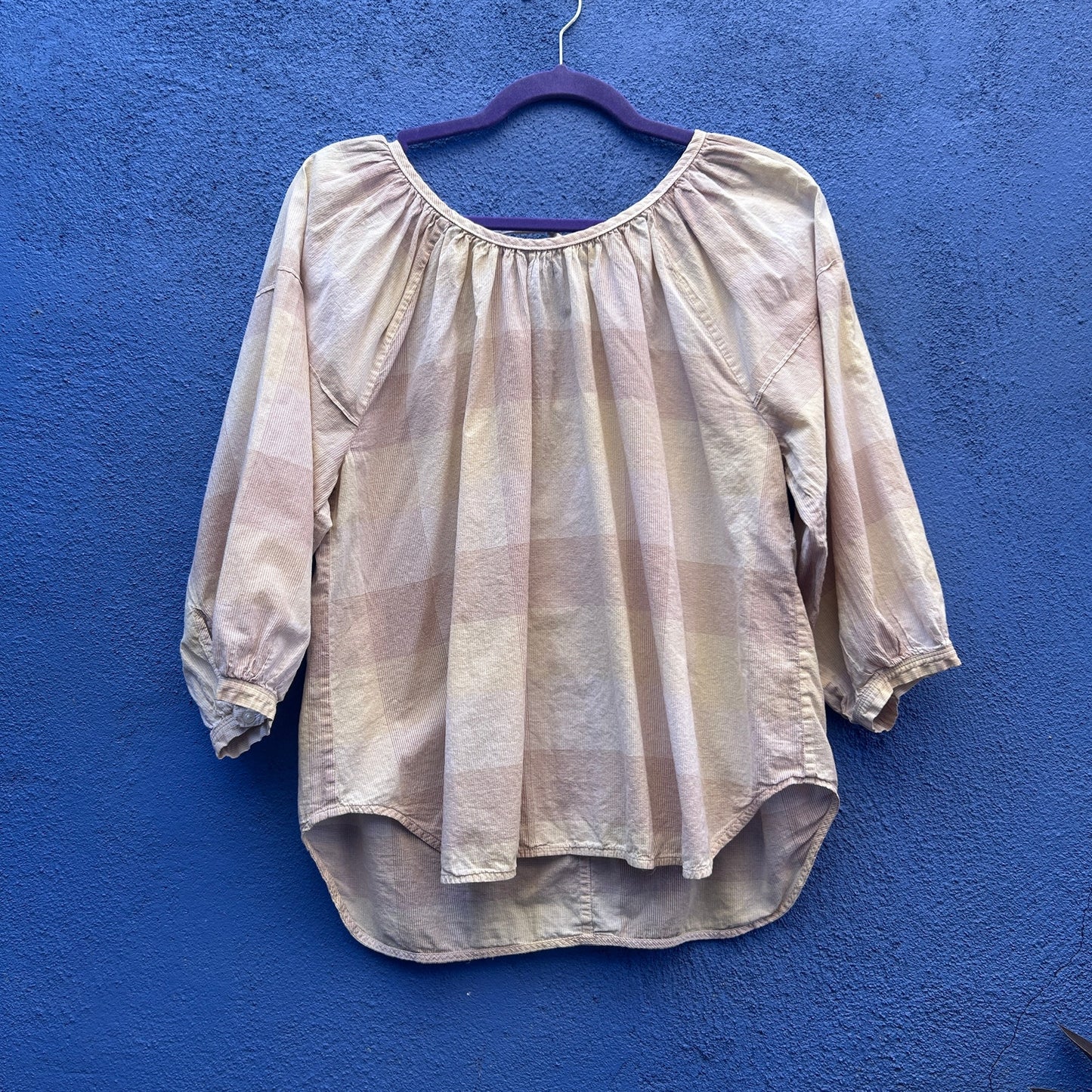 everlane balloon sleeve lightweight cotton top