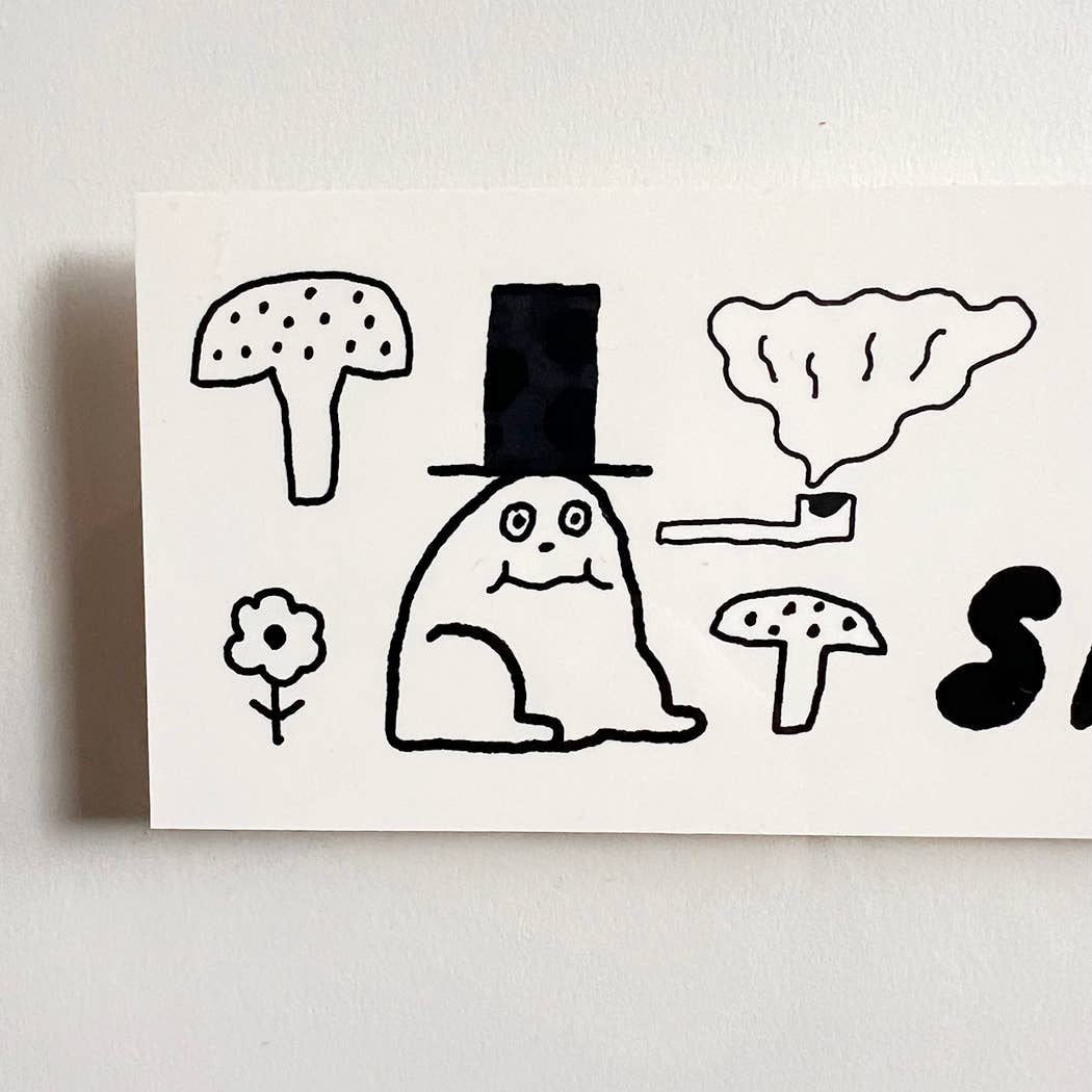 Nice life | Goin Shroomin' bumper sticker