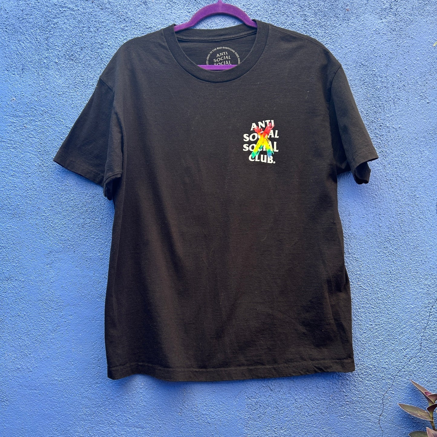 antisocial social club black tee