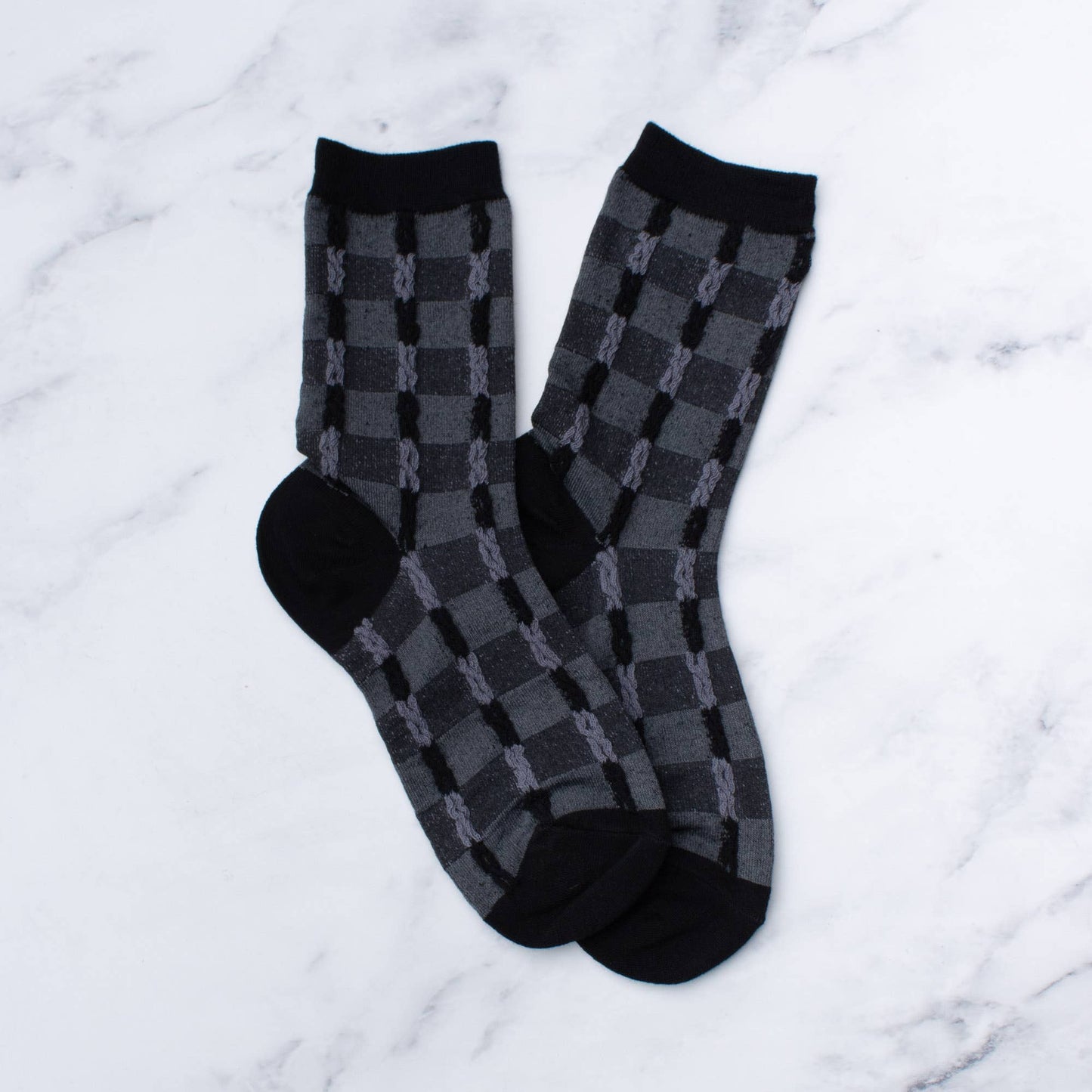 Tiepology | Vintage Checkerboard Twist Socks