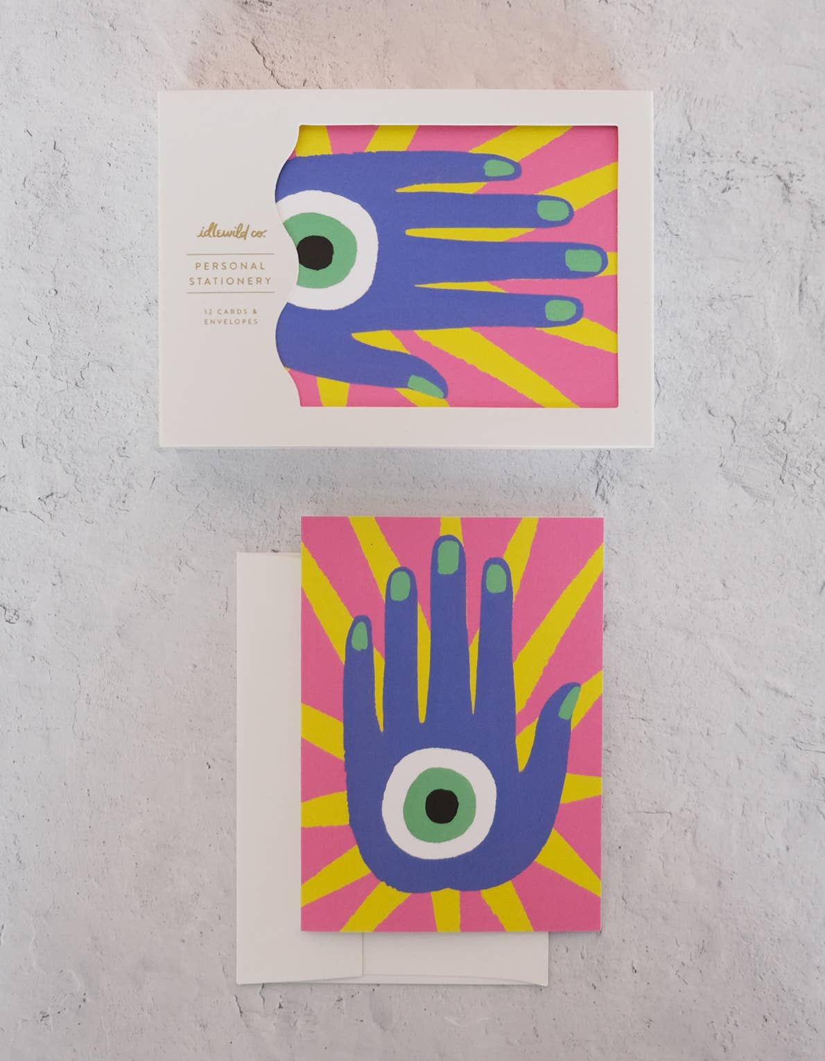 Hamsa Star Notecards - Boxed Set of 12 | Idlewild Co.