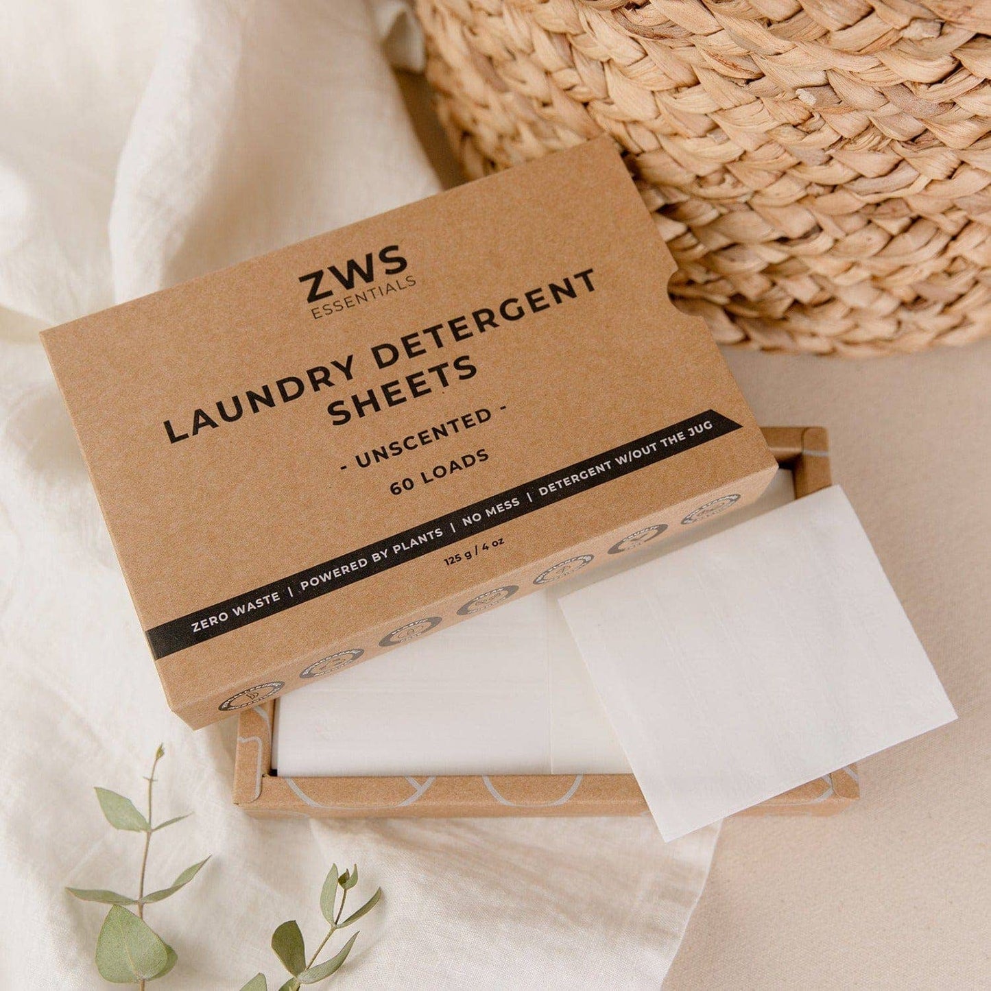 ZWS Essentials | Laundry Detergent Sheets - 60 Loads
