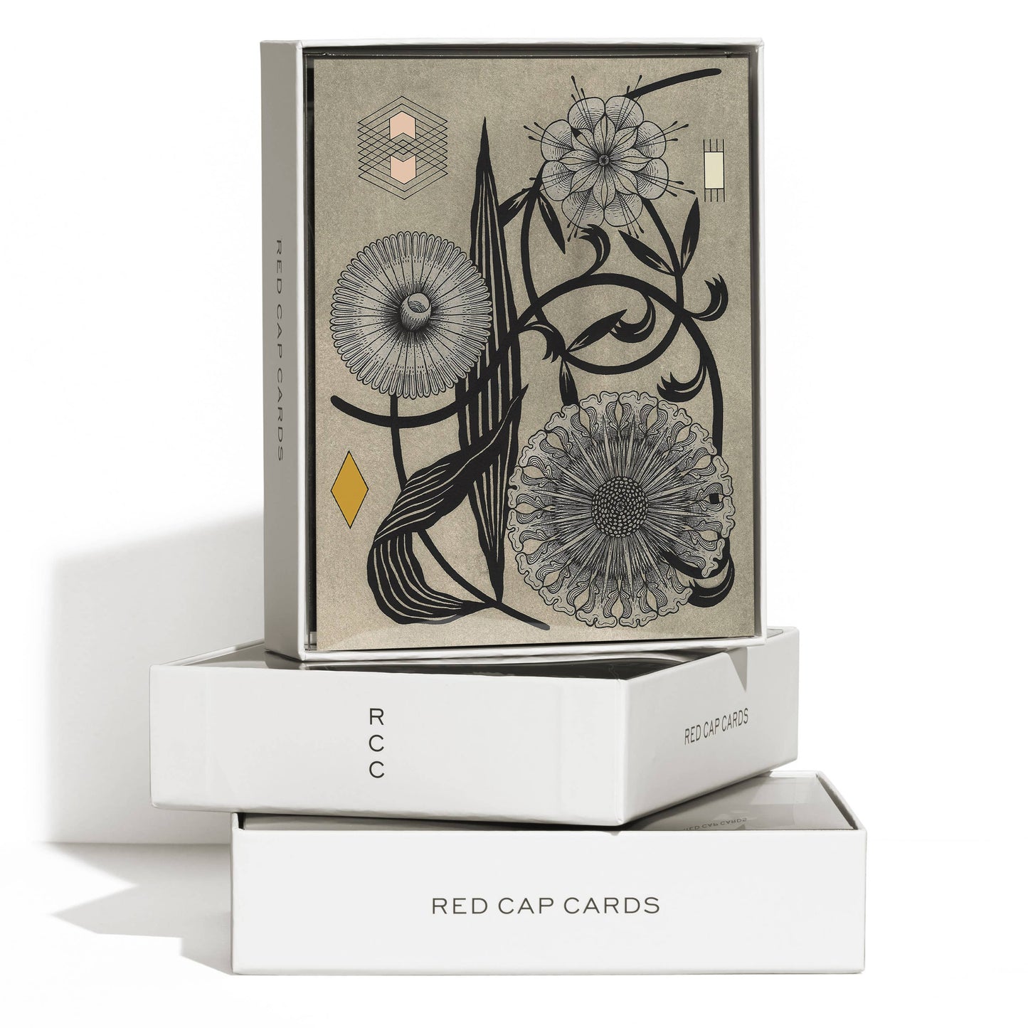 Floral Geometry everyday greeting card | Red Cap Cards