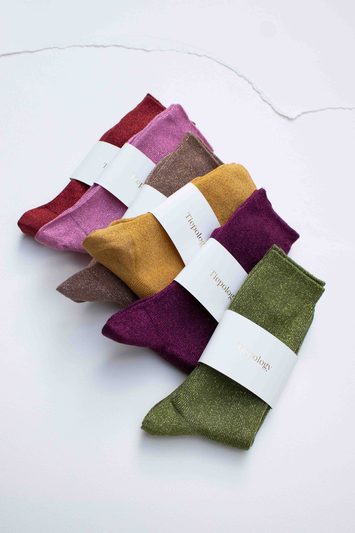 Modal Blend Glitter Socks | Tiepology