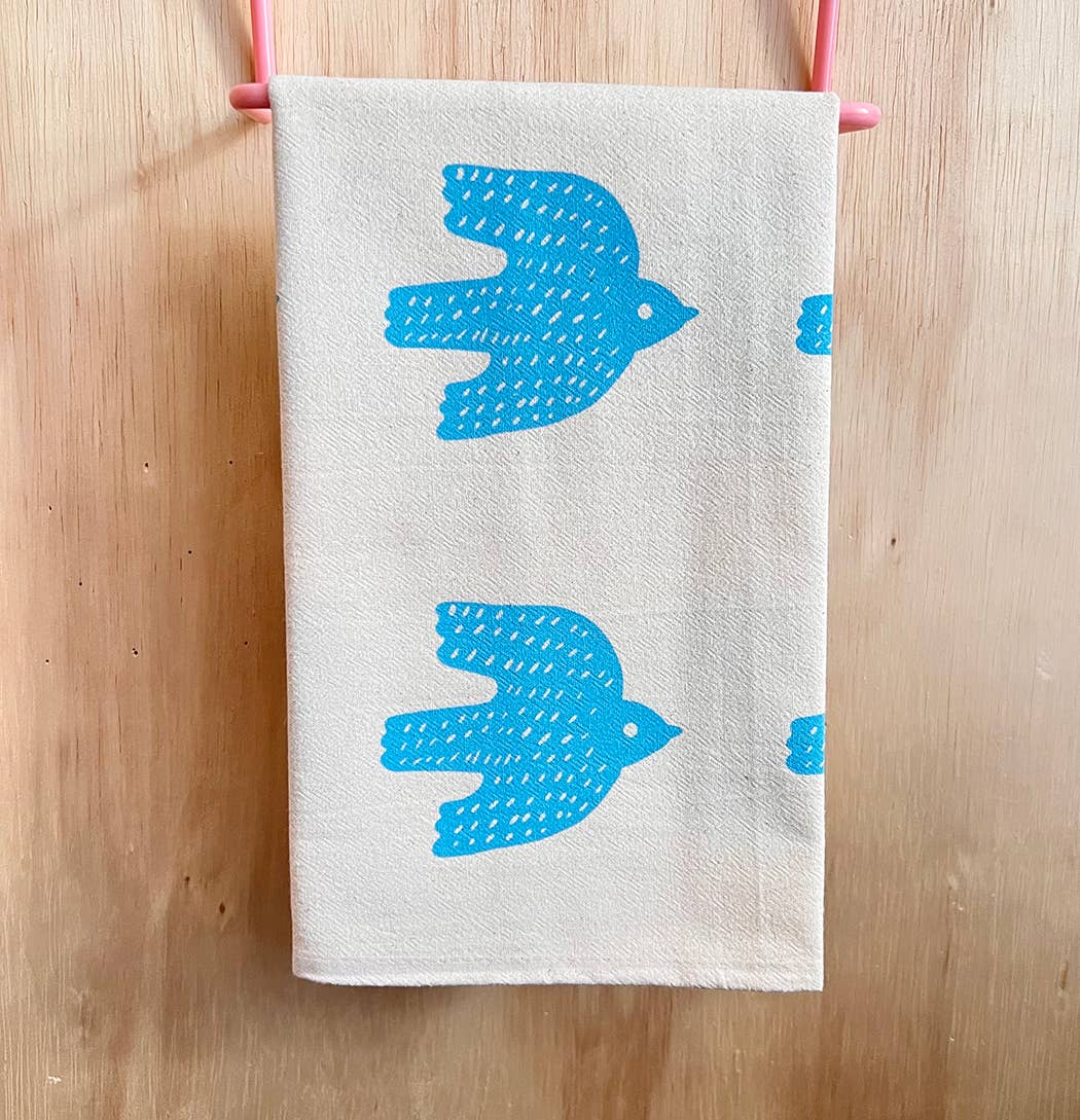 Bird tea towel | Nice life