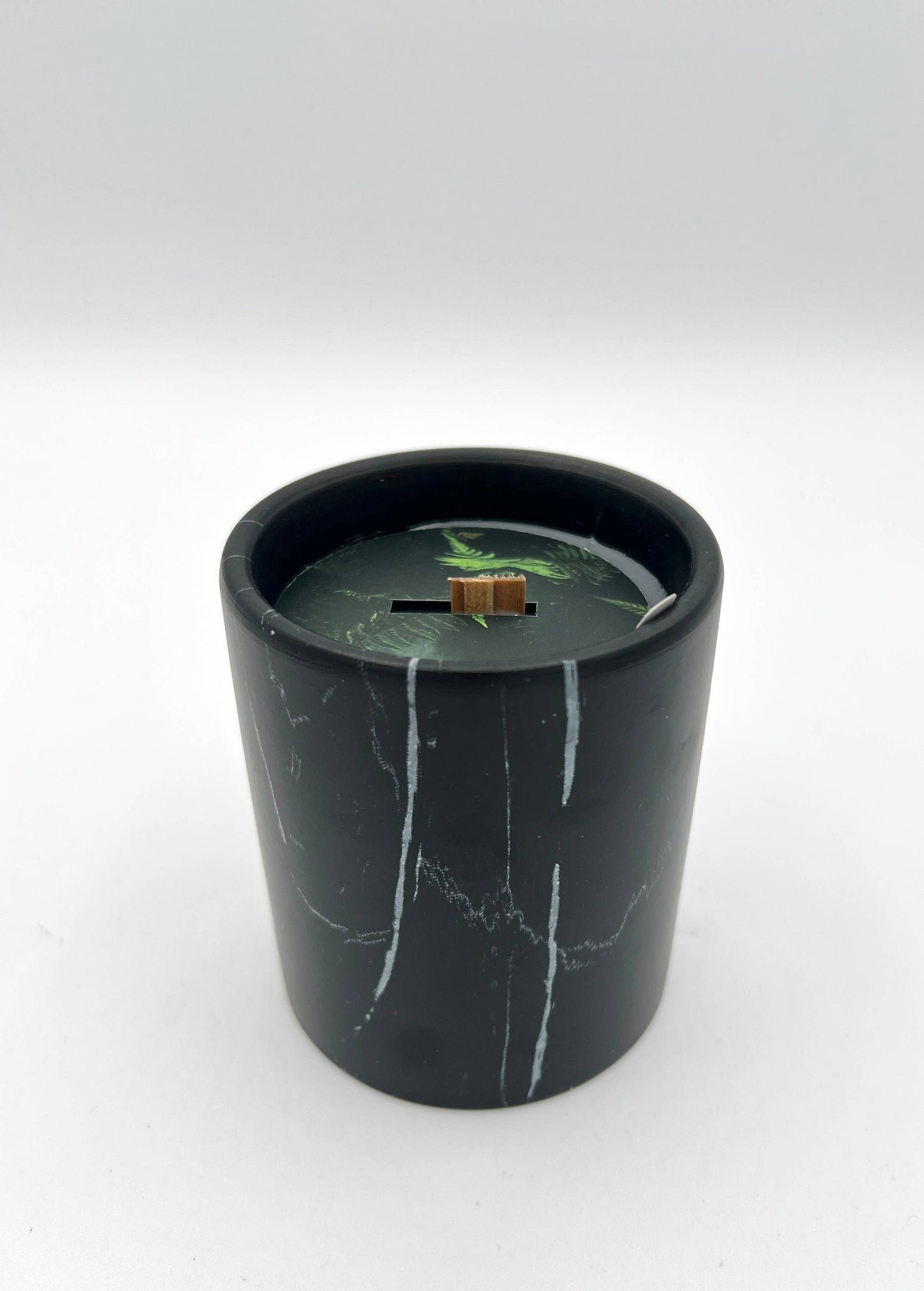 Biophilia: Black Marble /Ceramic Forest Floor Scented Candle | The Sacred Wild Candle Co